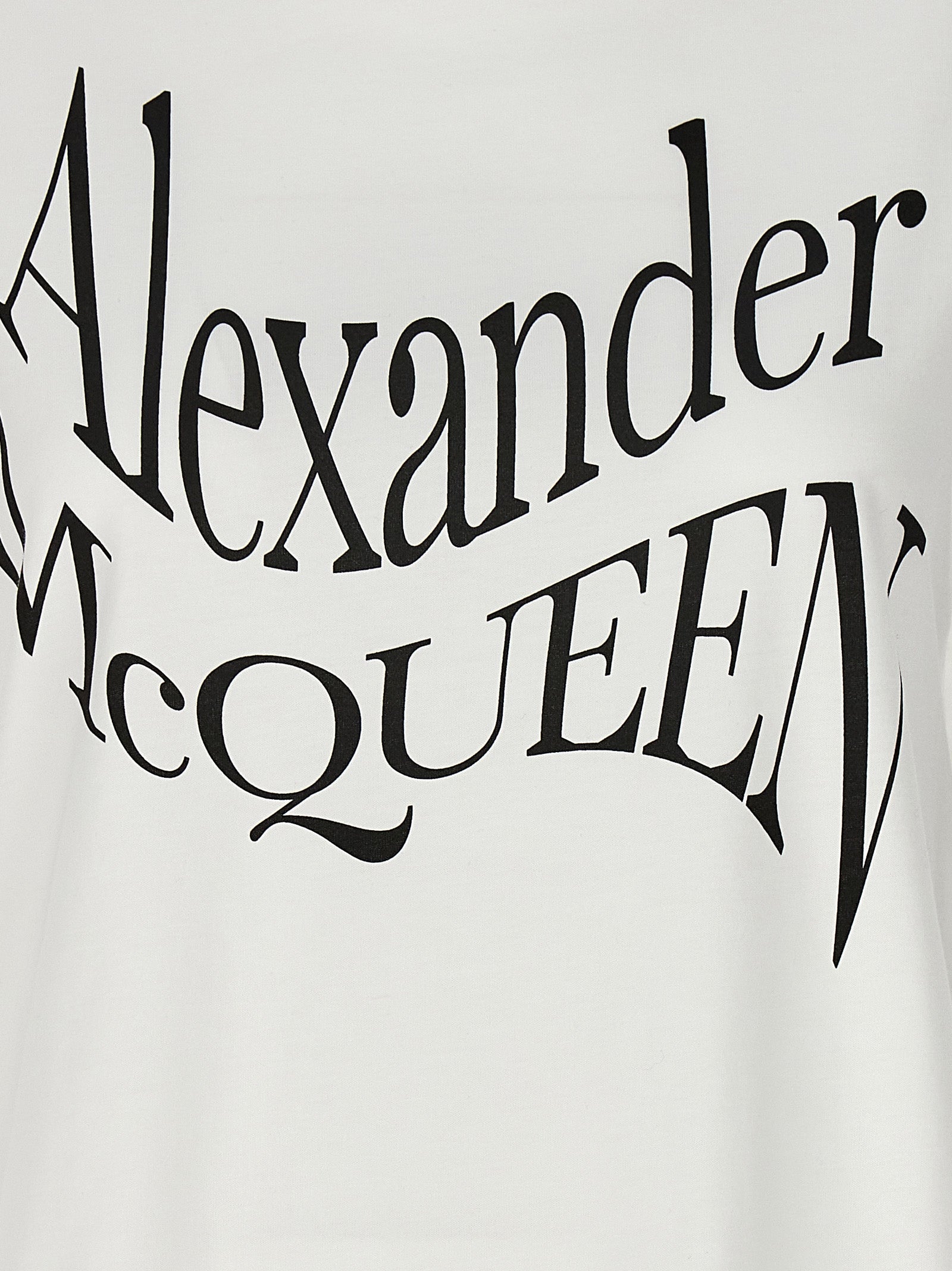 Alexander McQueen Bicolor Cotton Women's T-Shirt