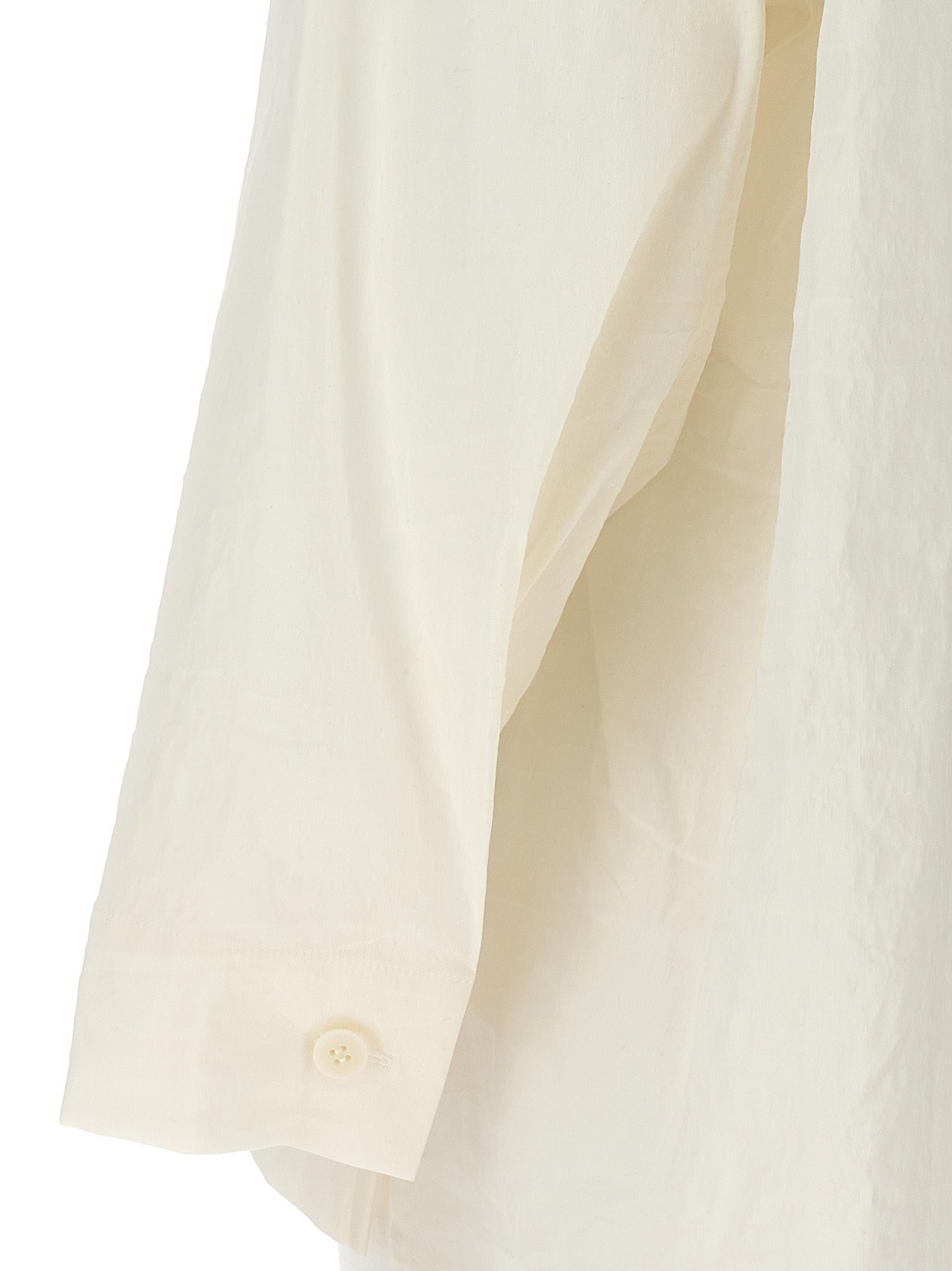 Issey Miyake White Fibers Women's Blouse