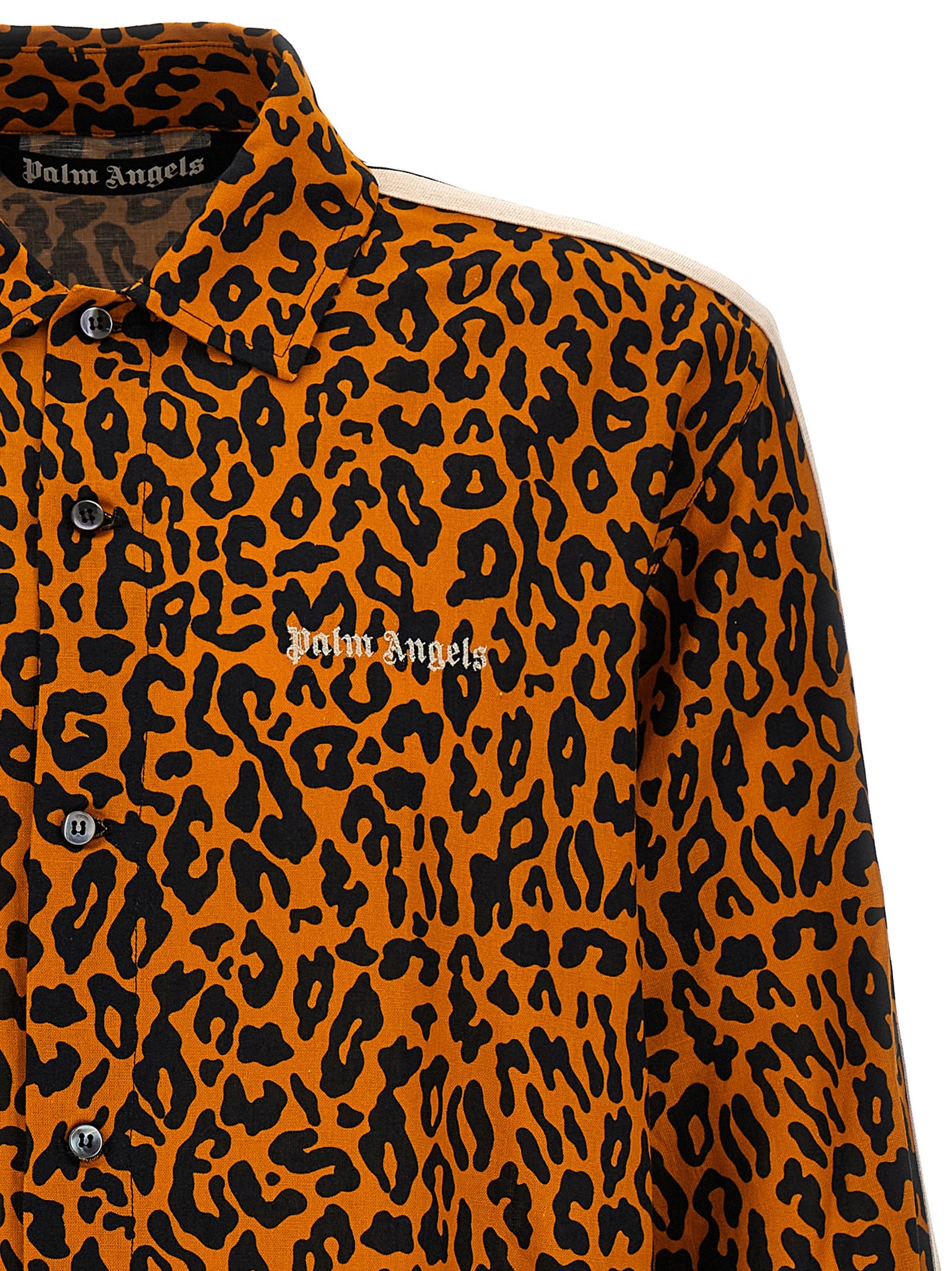 Palm Angels Multicolor Linen Men's Blouse