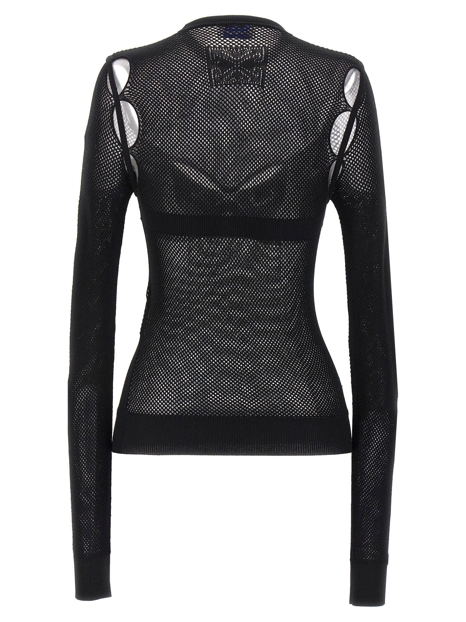 Off-White Black Viscose Tank Women's Tops