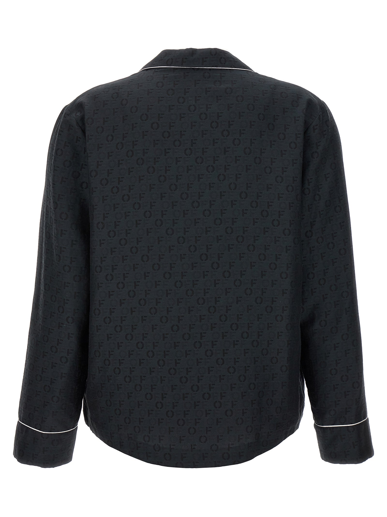 Off-White Black Silk Women's Blouse