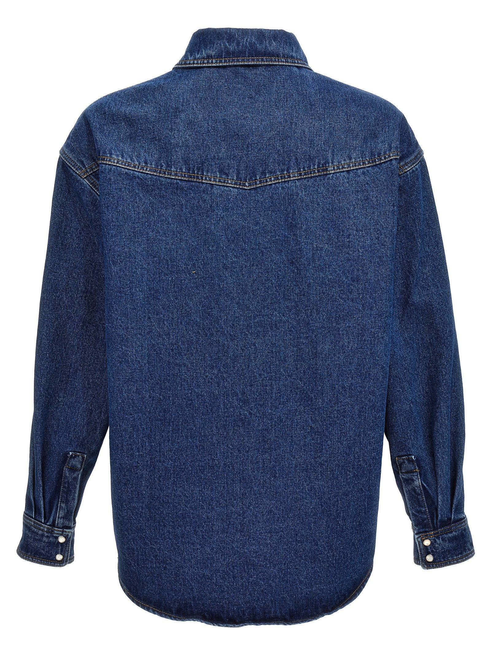 Palm Angels Blue Polyester Denim Men's Jacket