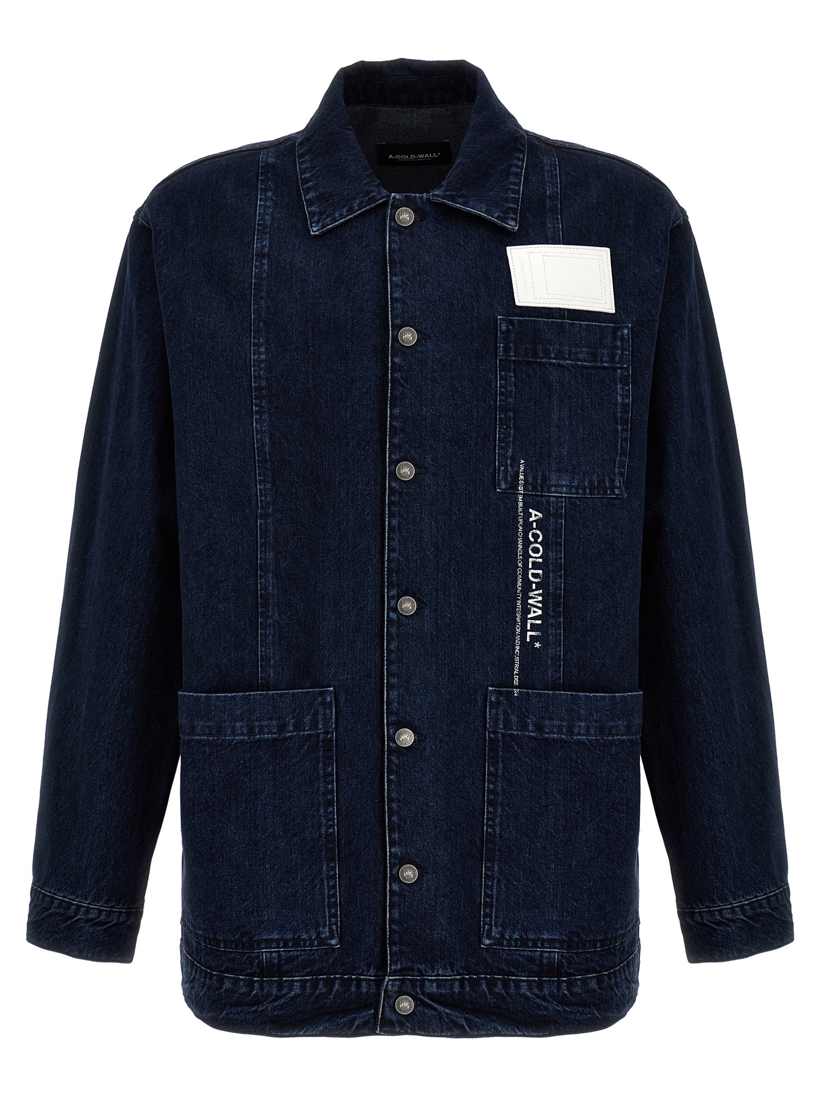 A-COLD-WALL* Blue Cotton Denim Men's Jacket
