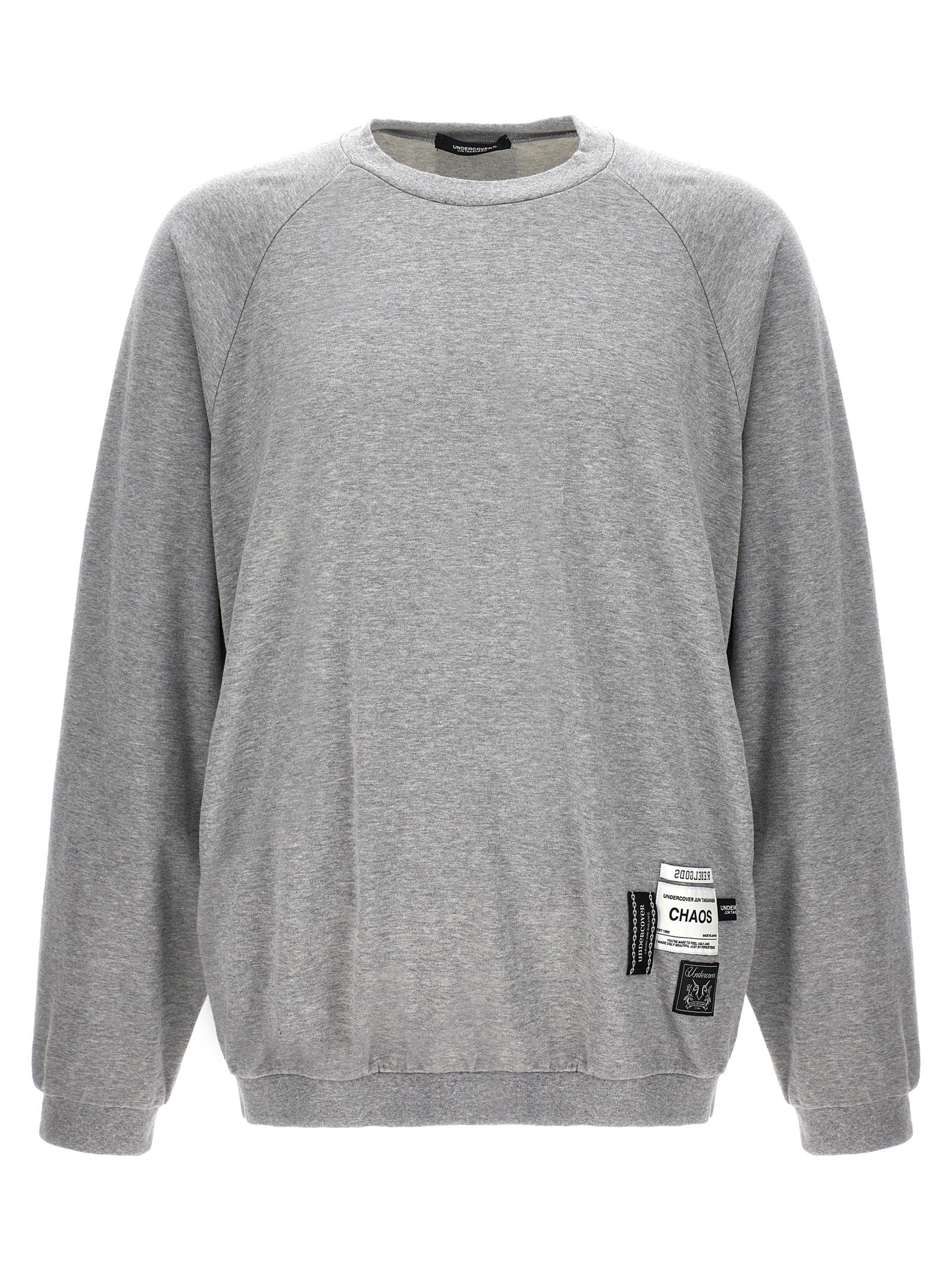 Undercover Gray Cotton Men's Sweatshirt