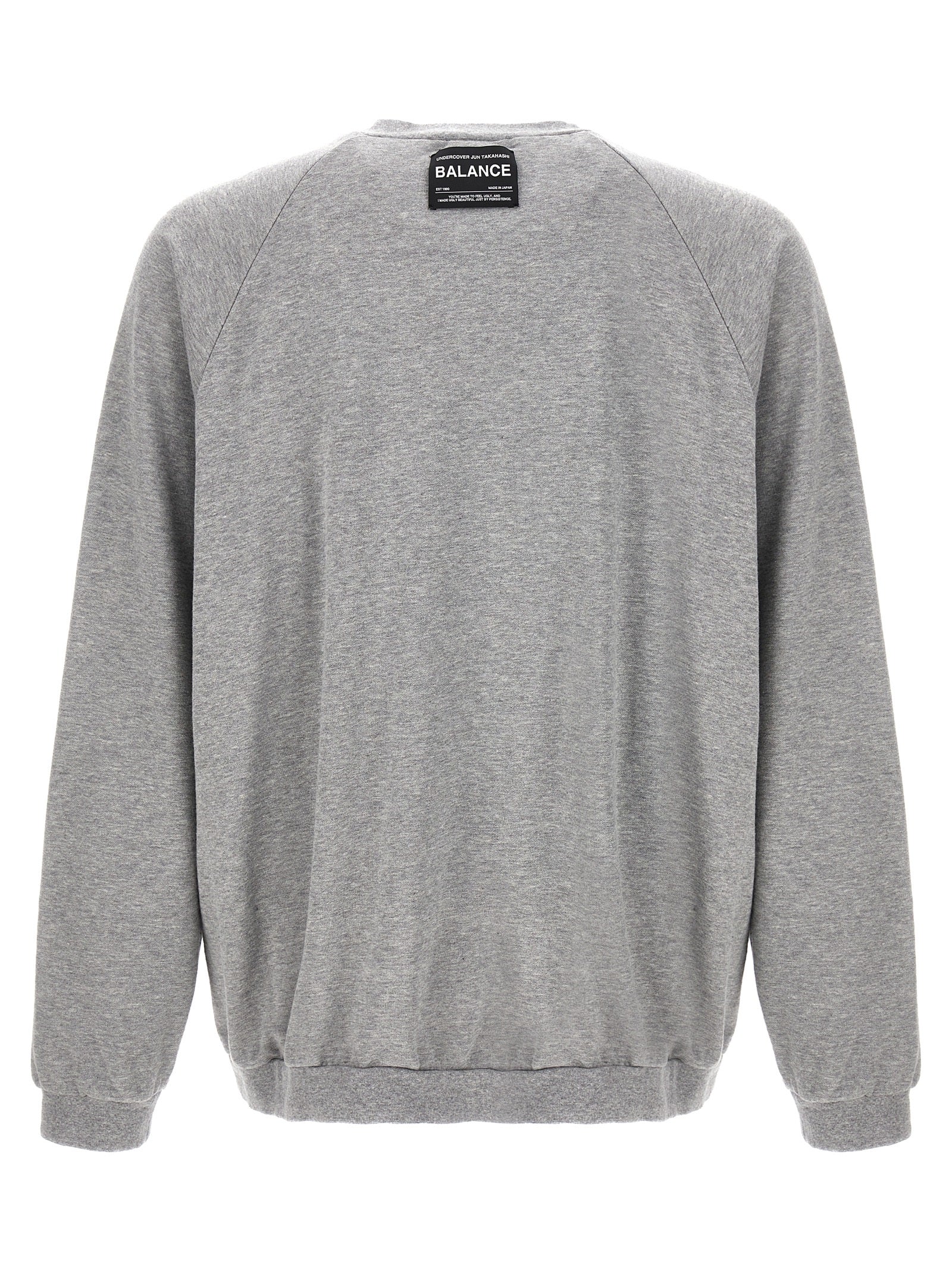 Undercover Gray Cotton Men's Sweatshirt