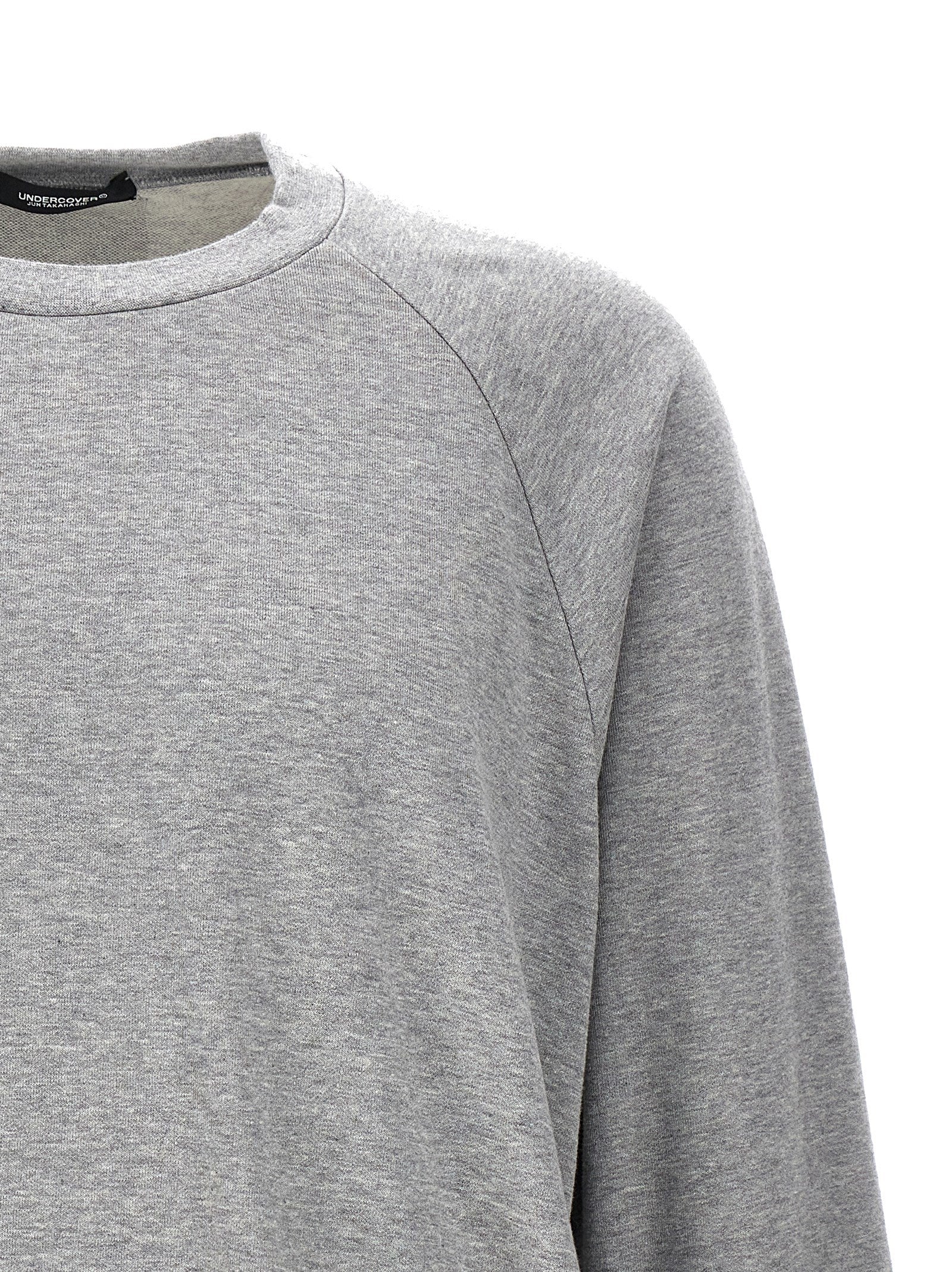 Undercover Gray Cotton Men's Sweatshirt