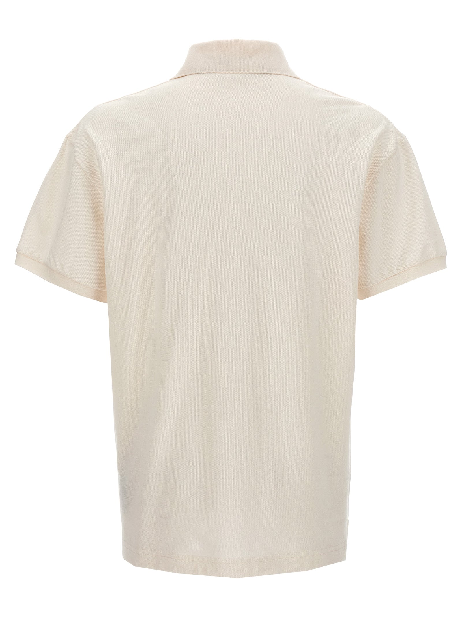 Palm Angels White Polyester Polo Men's Shirt