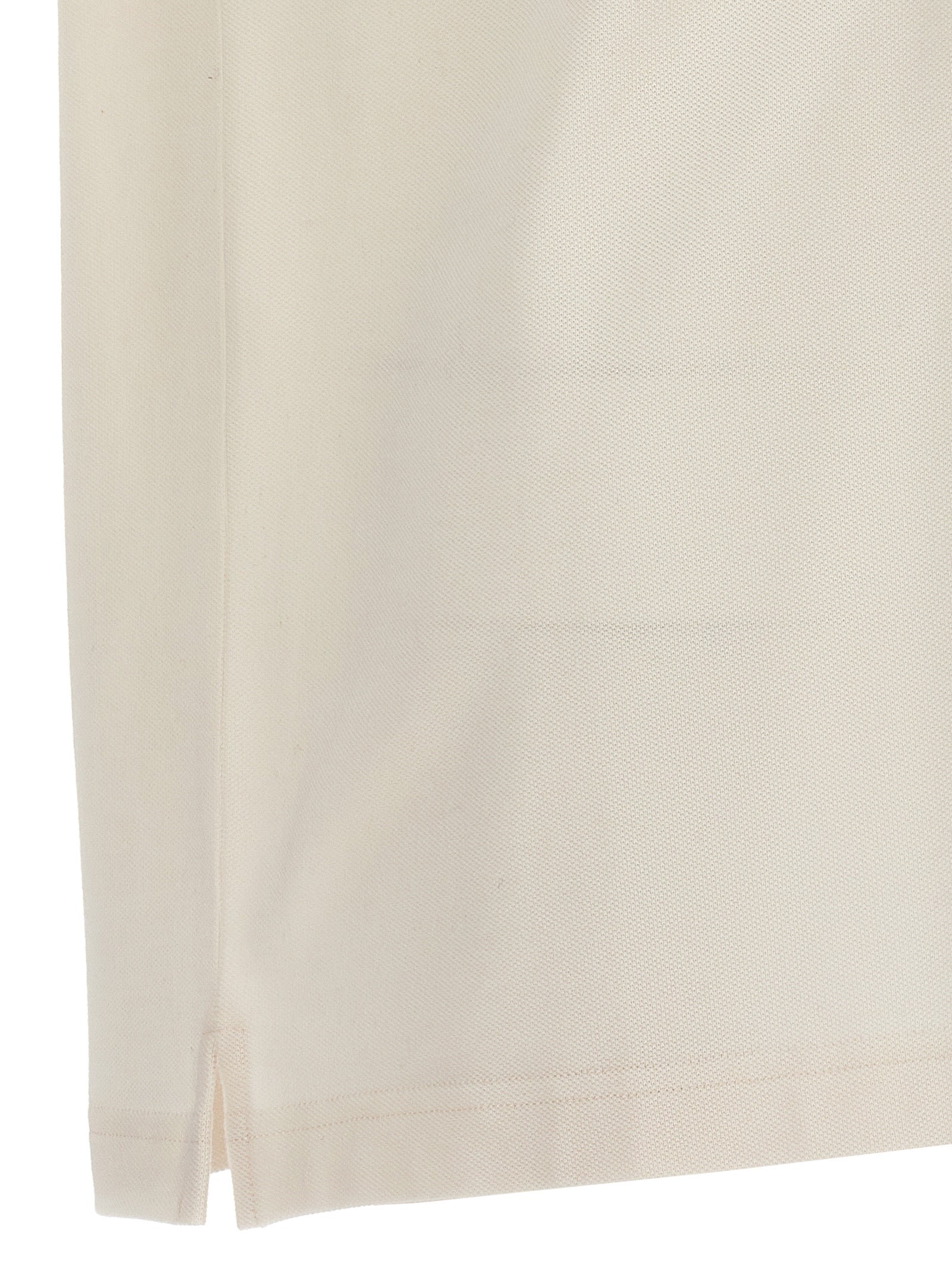 Palm Angels White Polyester Polo Men's Shirt