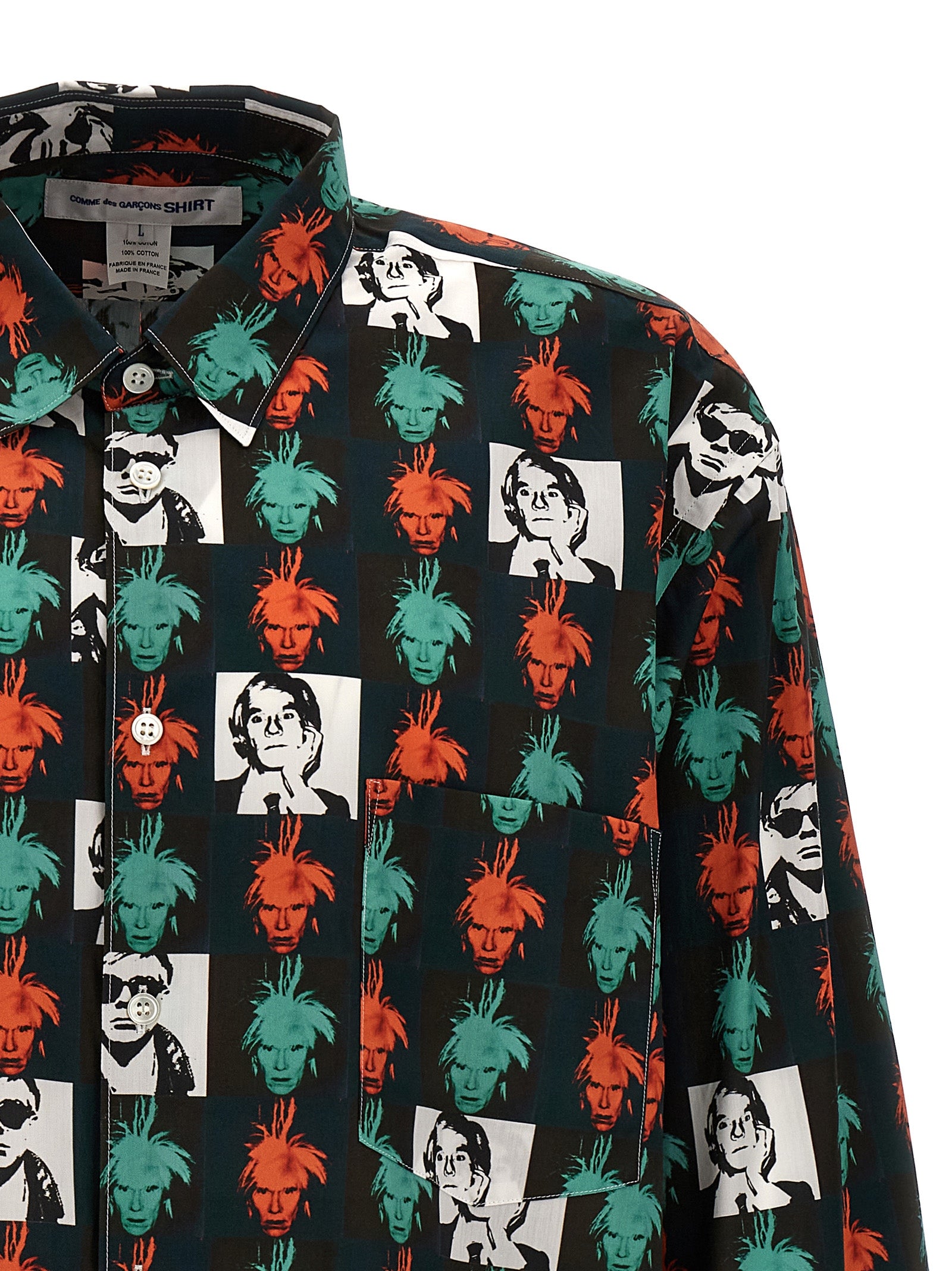 Comme Des Garçons Multicolor Cotton Men's Blouse