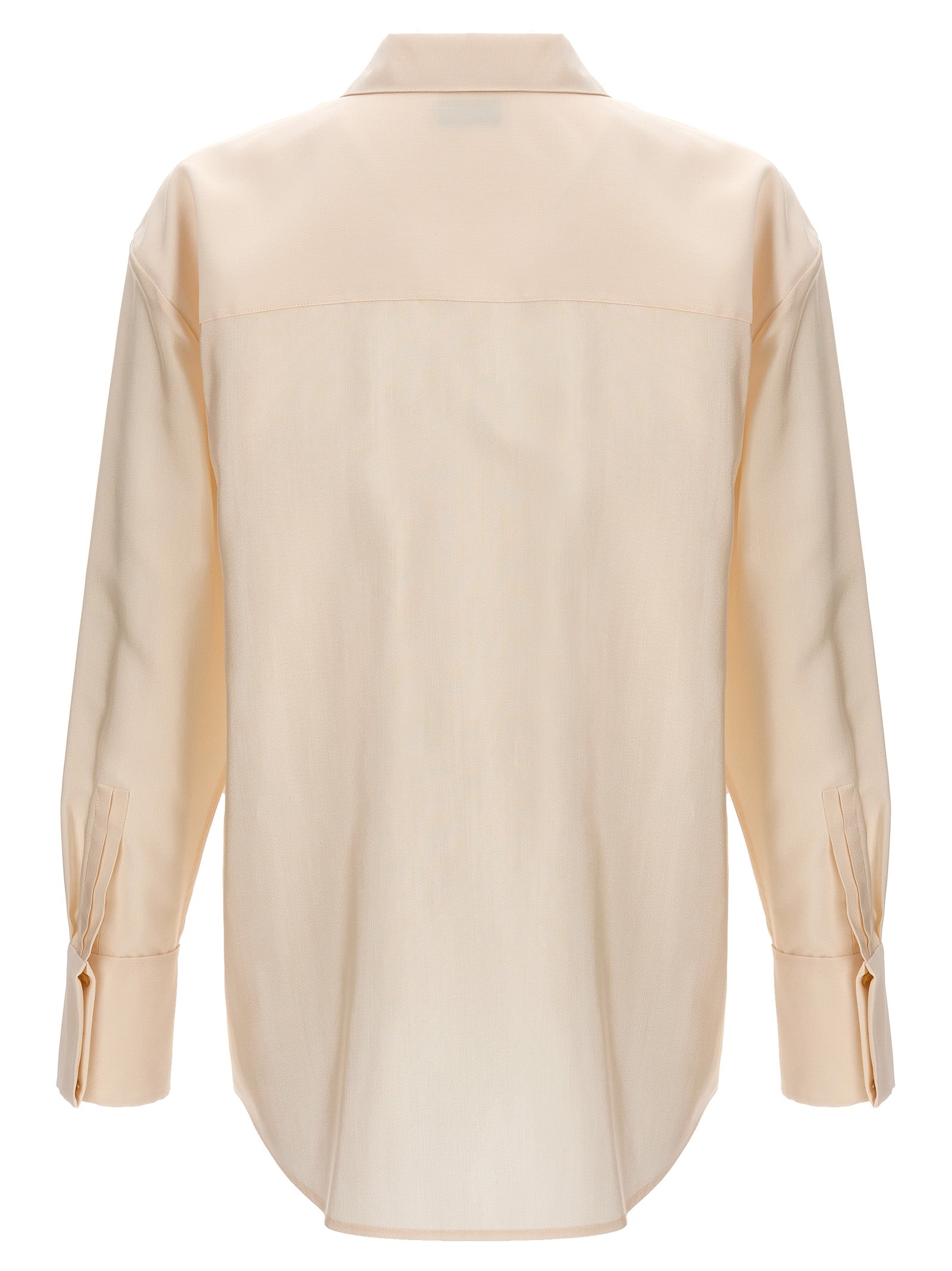 Saint Laurent Beige Acetate Men's Blouse