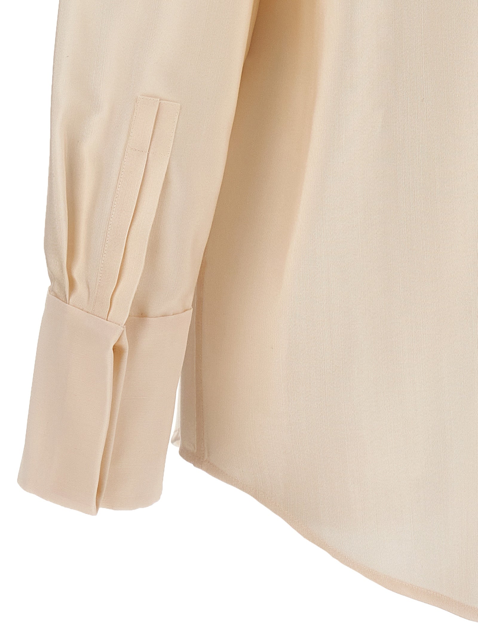 Saint Laurent Beige Acetate Men's Blouse