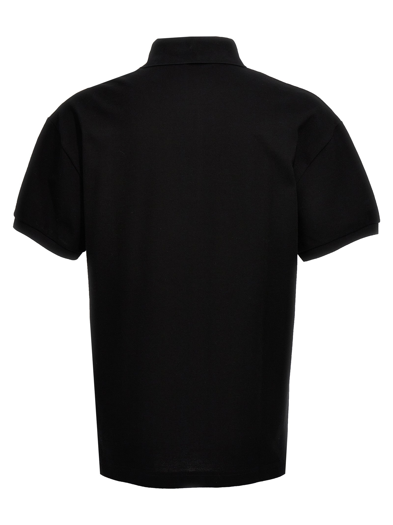 Palm Angels Black Polyester Polo Men's Shirt