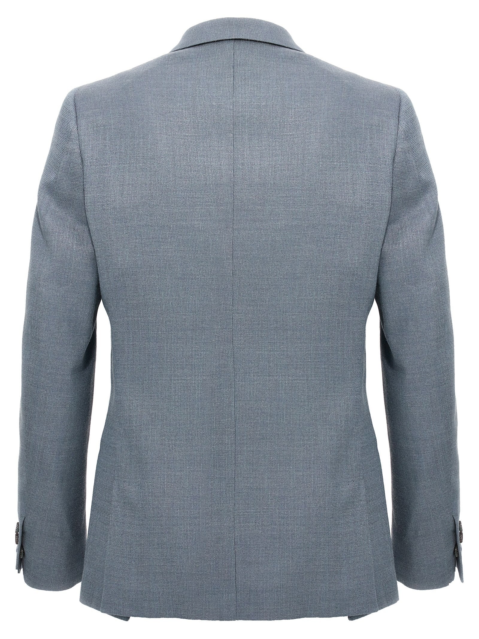 MAURIZIO MIRI Blue Silk Men's Blazer