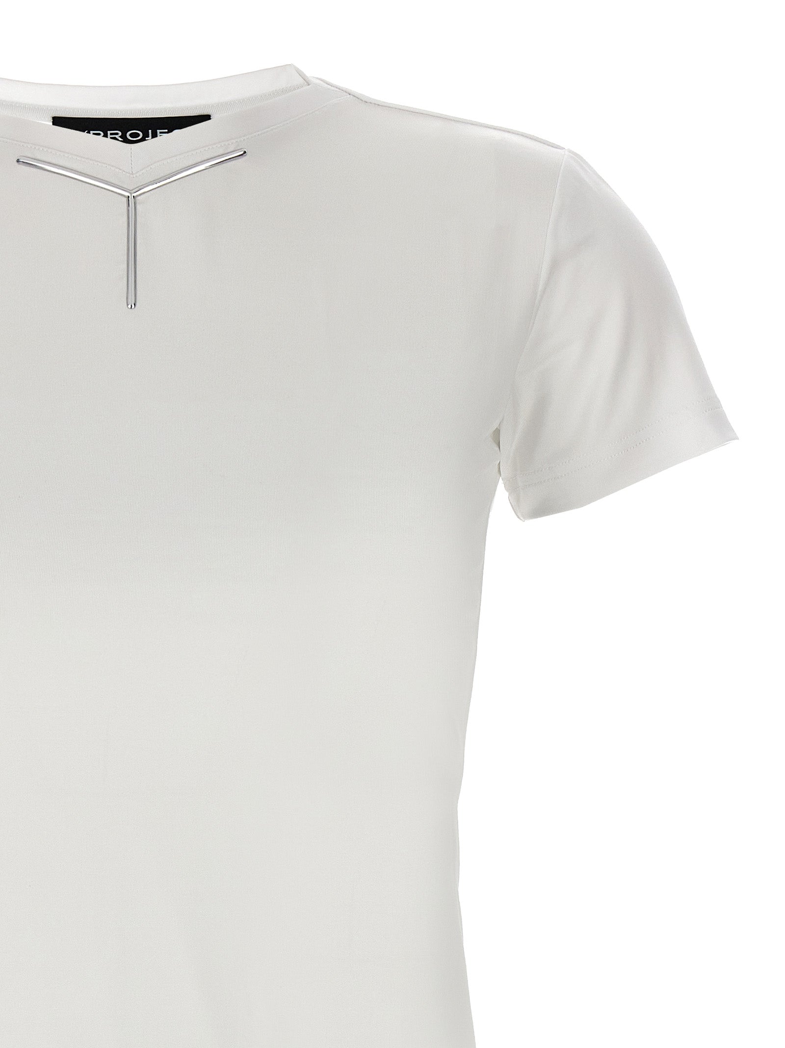 Y/PROJECT White Viscose Women's T-Shirt