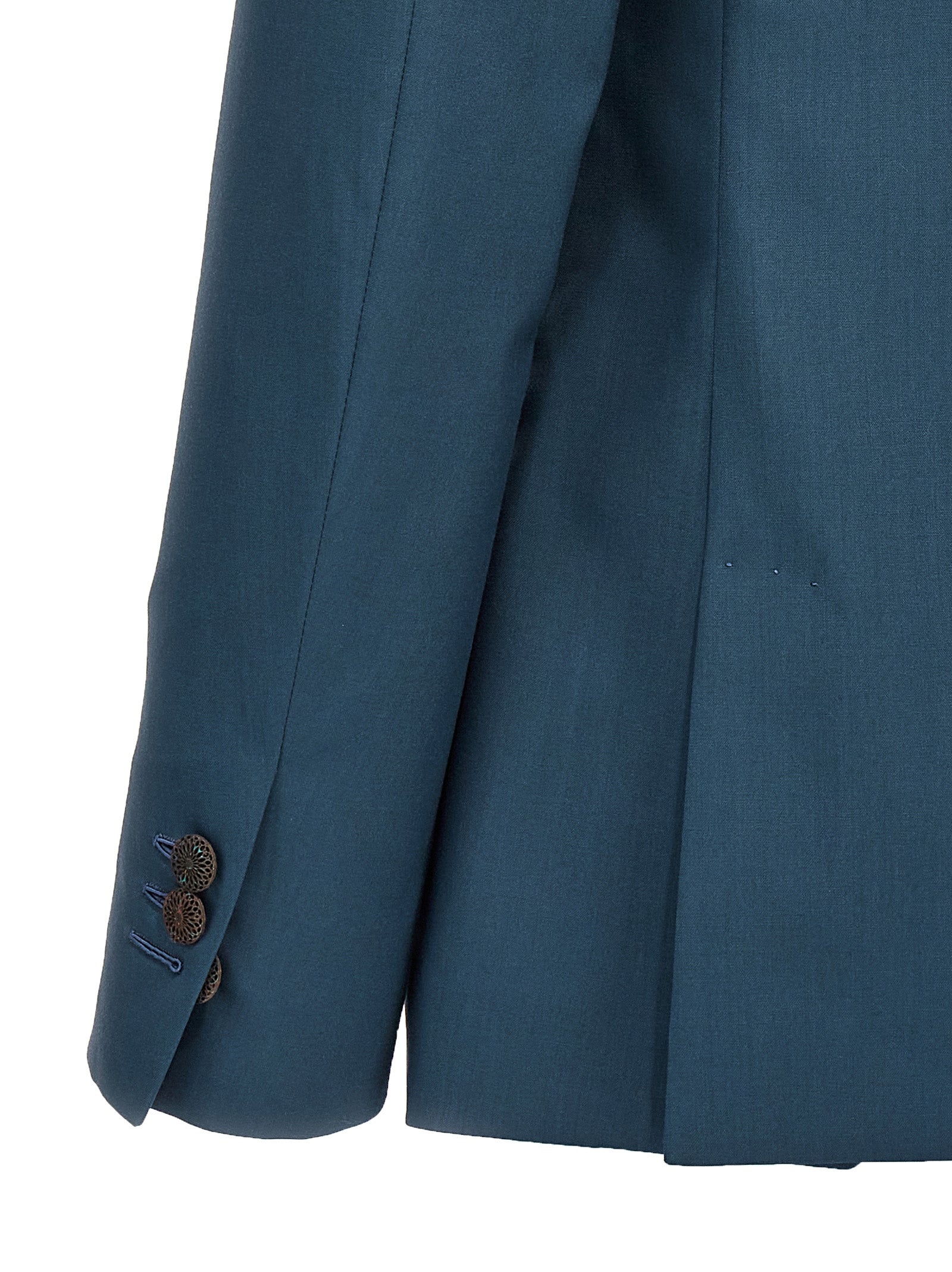 MAURIZIO MIRI Blue Wool Men's Blazer