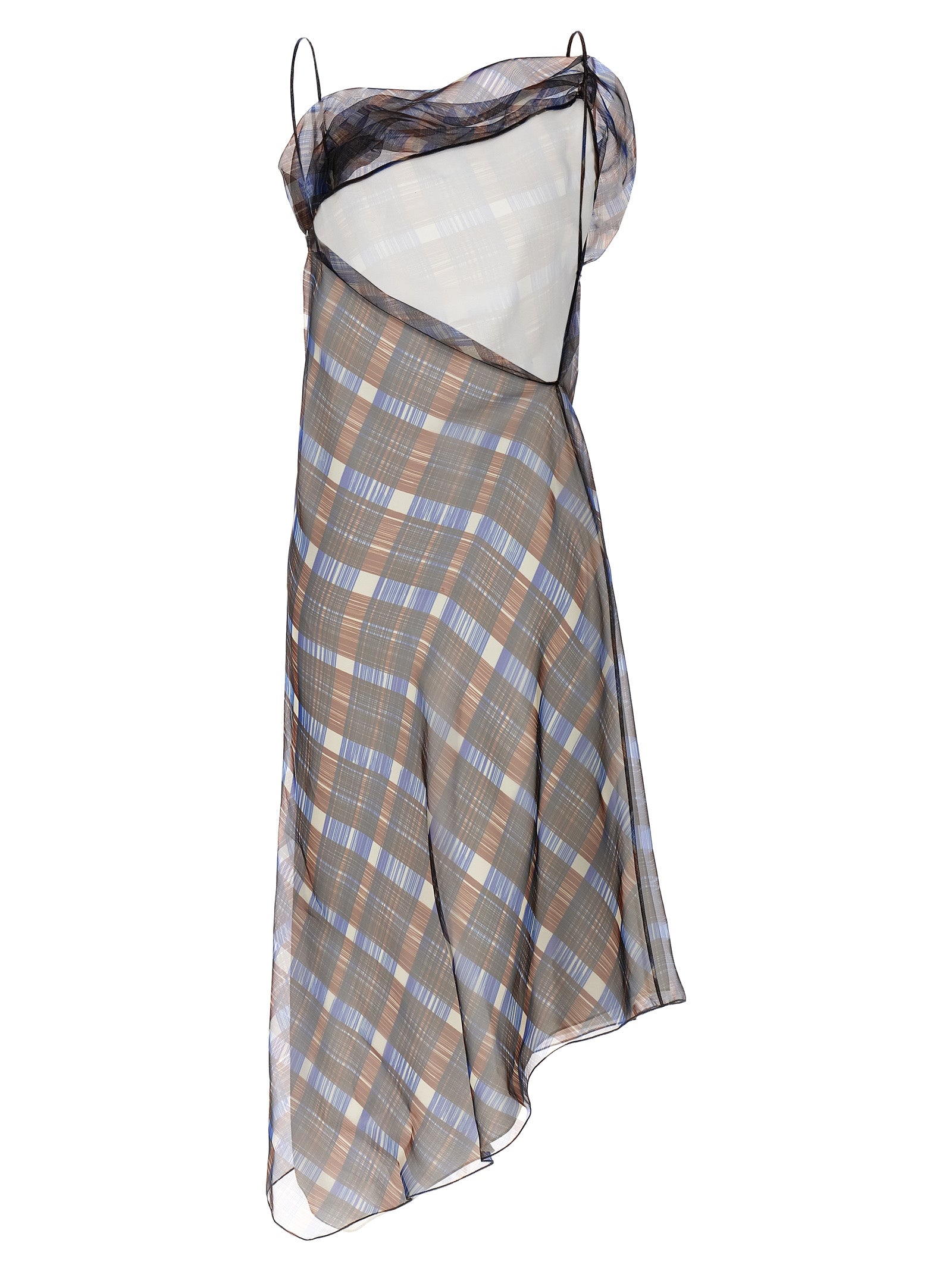 Ferragamo Multicolor Polyester Midi Women's Dress