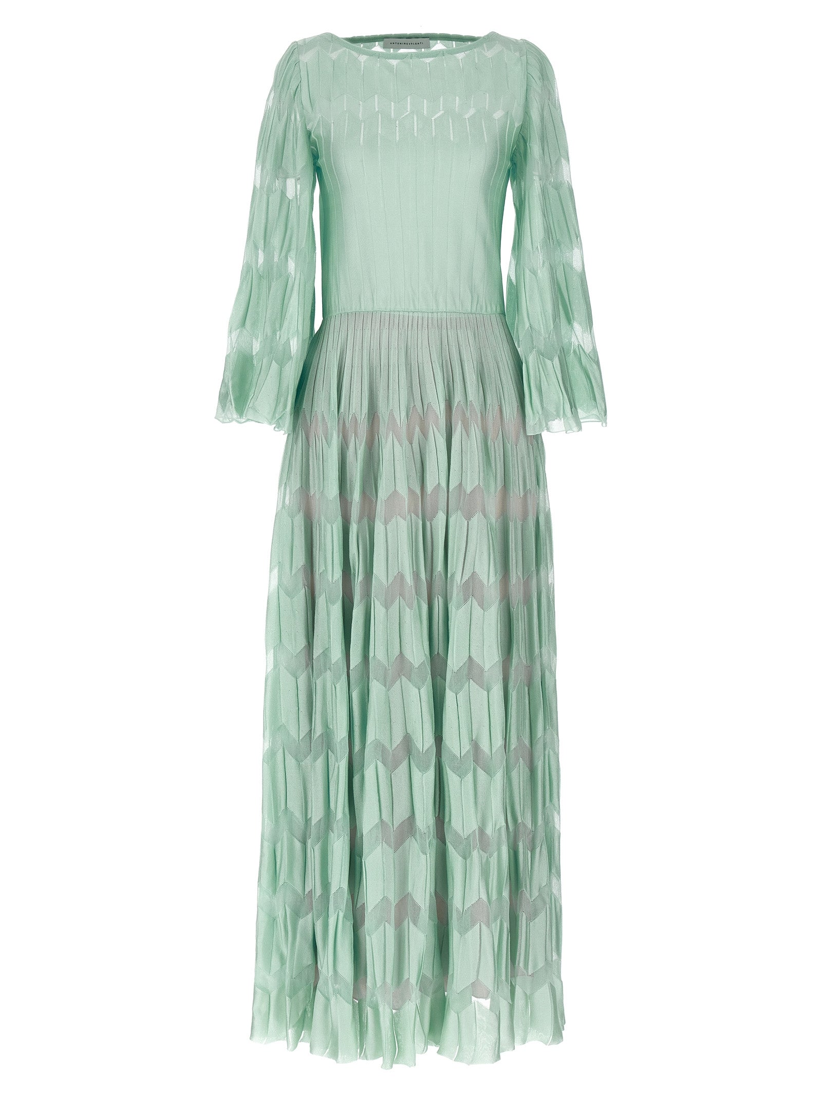 ANTONINO VALENTI Bicolor Viscose Long Women's Dress