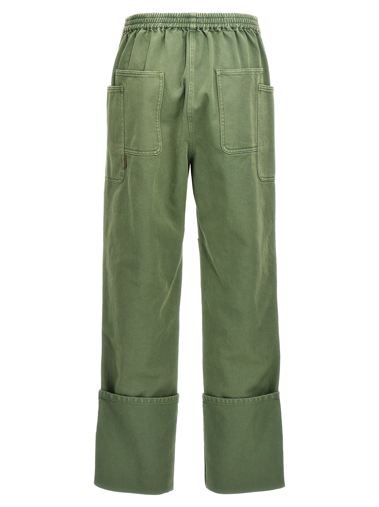 Max Mara Bicolor Cotton Casual Women's Pants