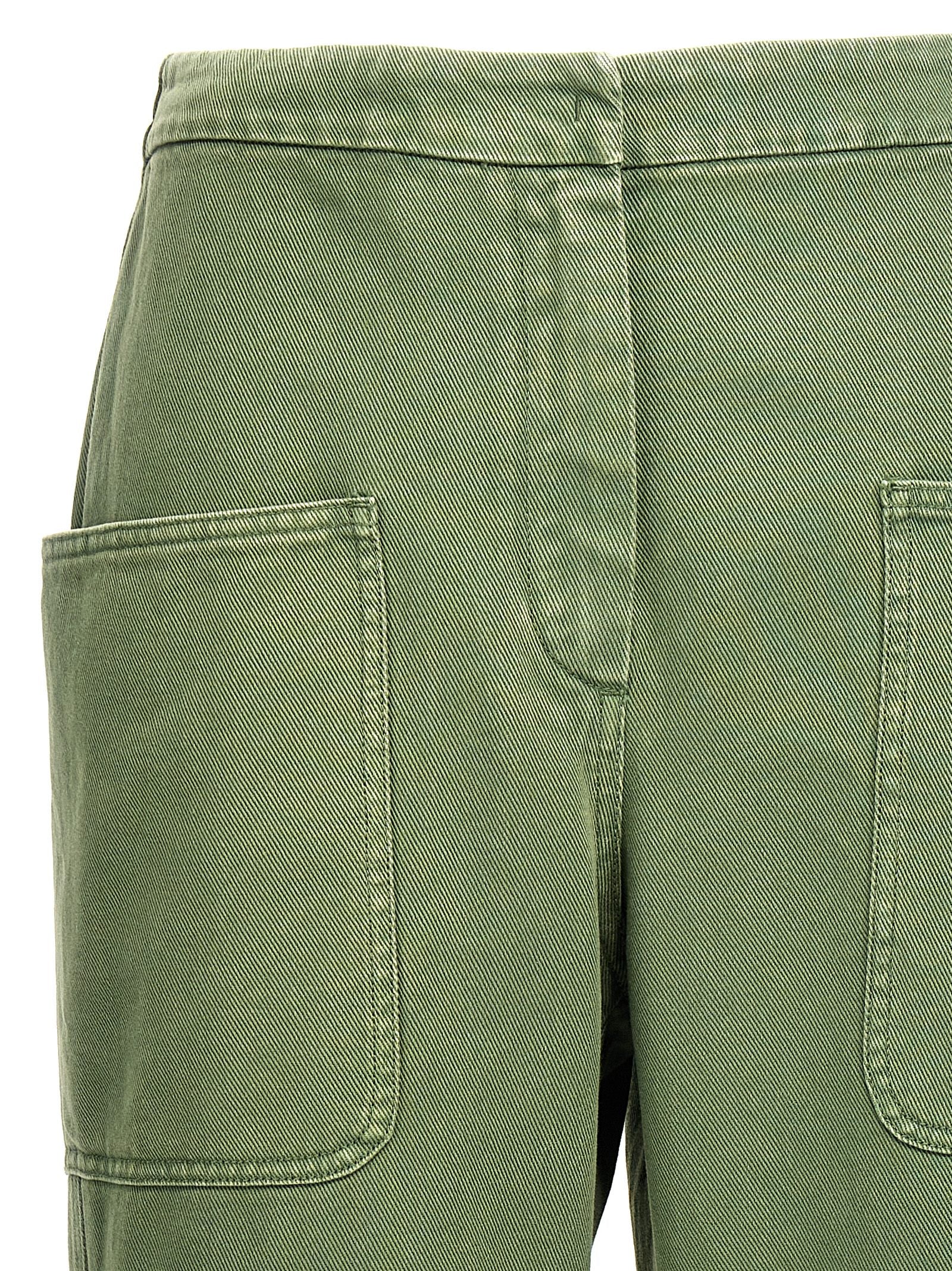 Max Mara Bicolor Cotton Casual Women's Pants