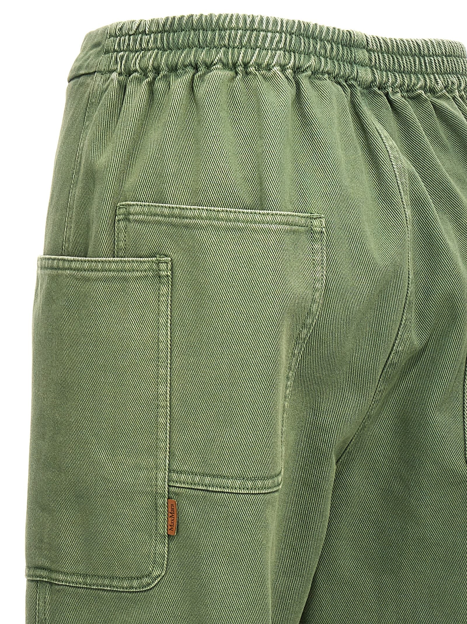 Max Mara Bicolor Cotton Casual Women's Pants