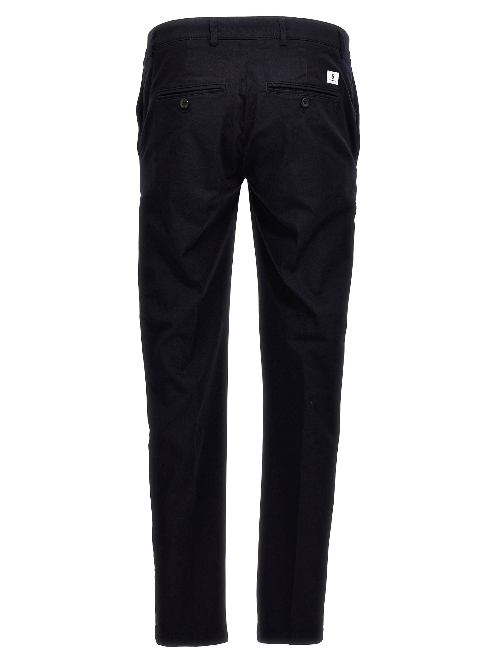 Department 5 Blue Cotton Casual Men's Pants