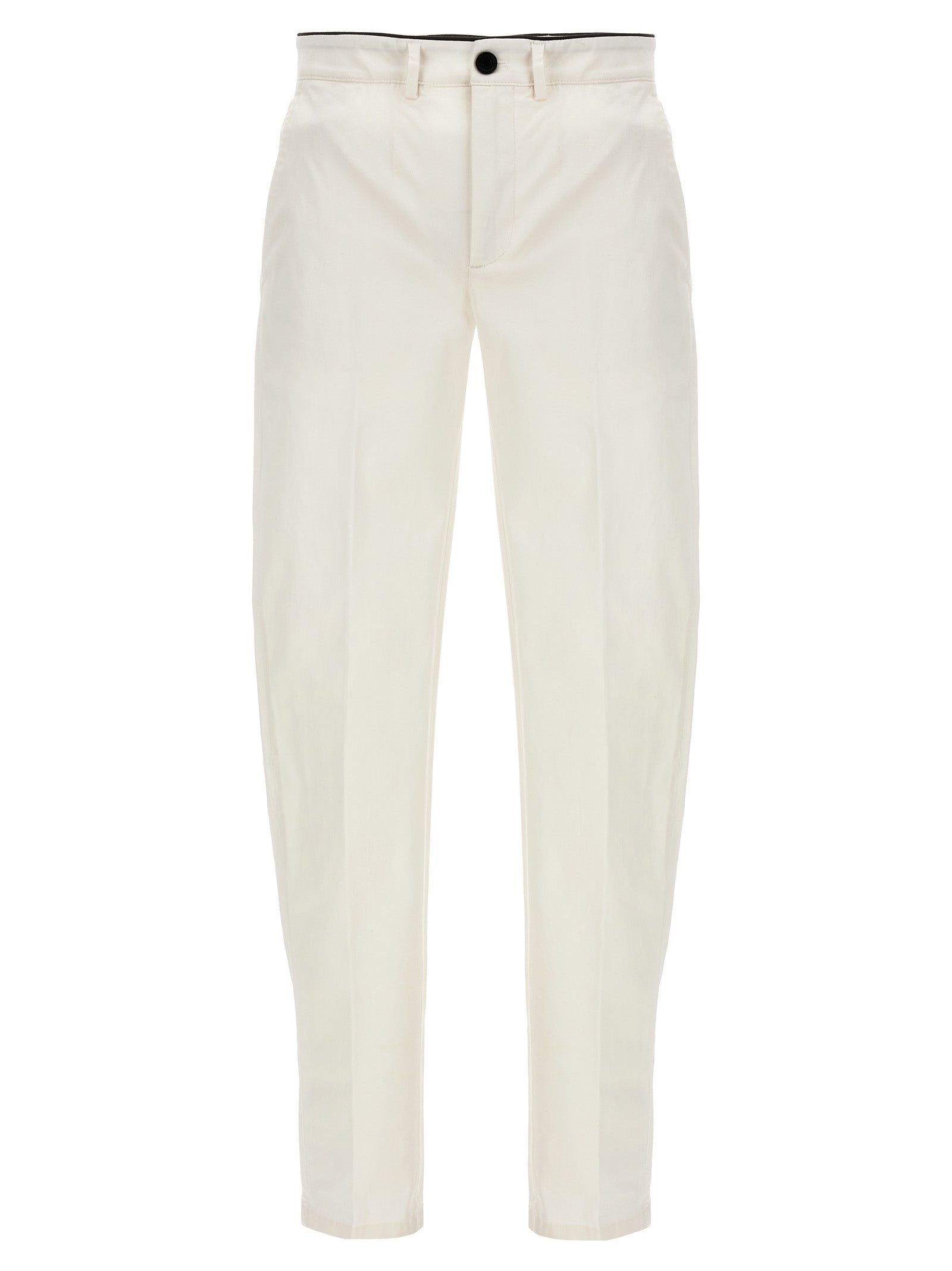 Department 5 White Cotton Casual Men's Pants