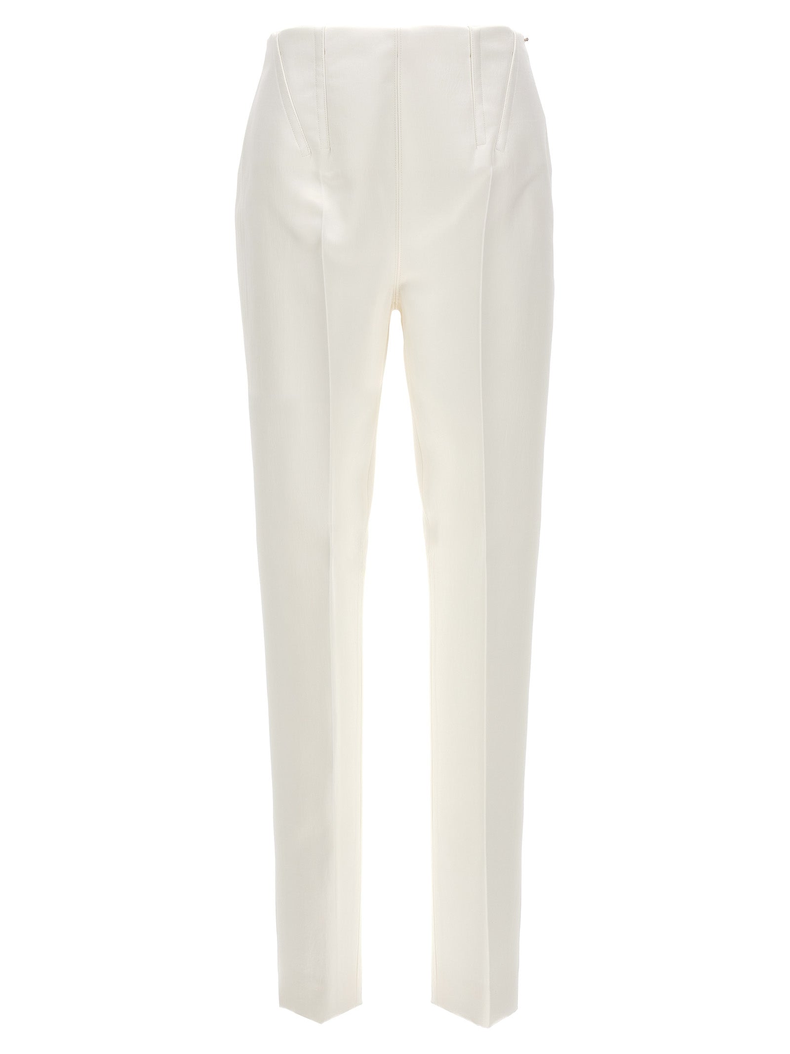 Sportmax White Acetate Dress Women's Pants