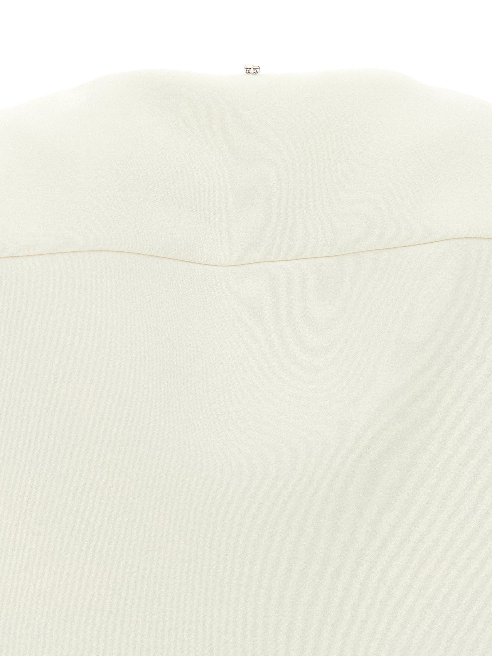 Sportmax White Polyester Full-Length Women's Jacket