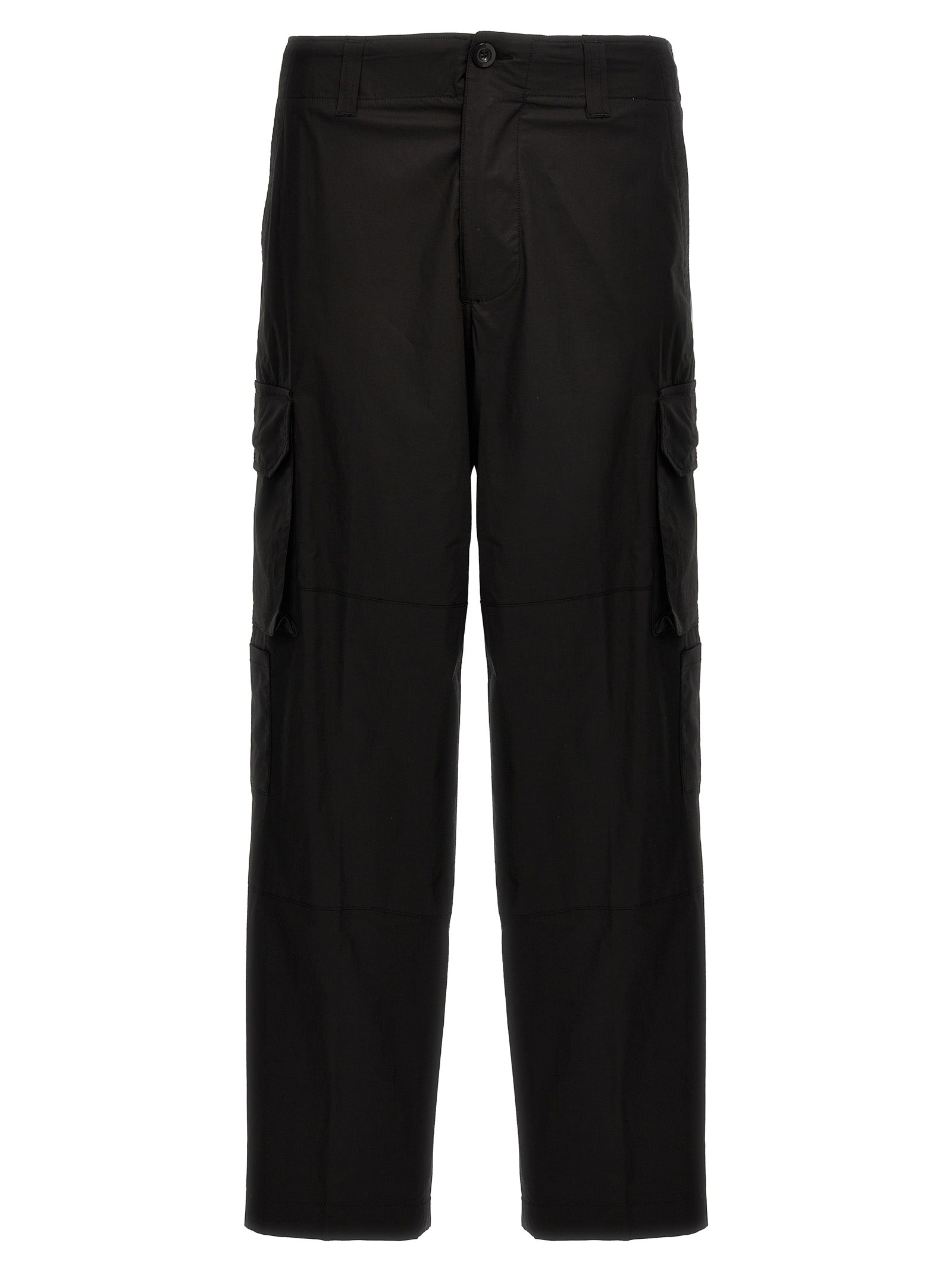 Department 5 Black Cotton Cargo Men's Pants