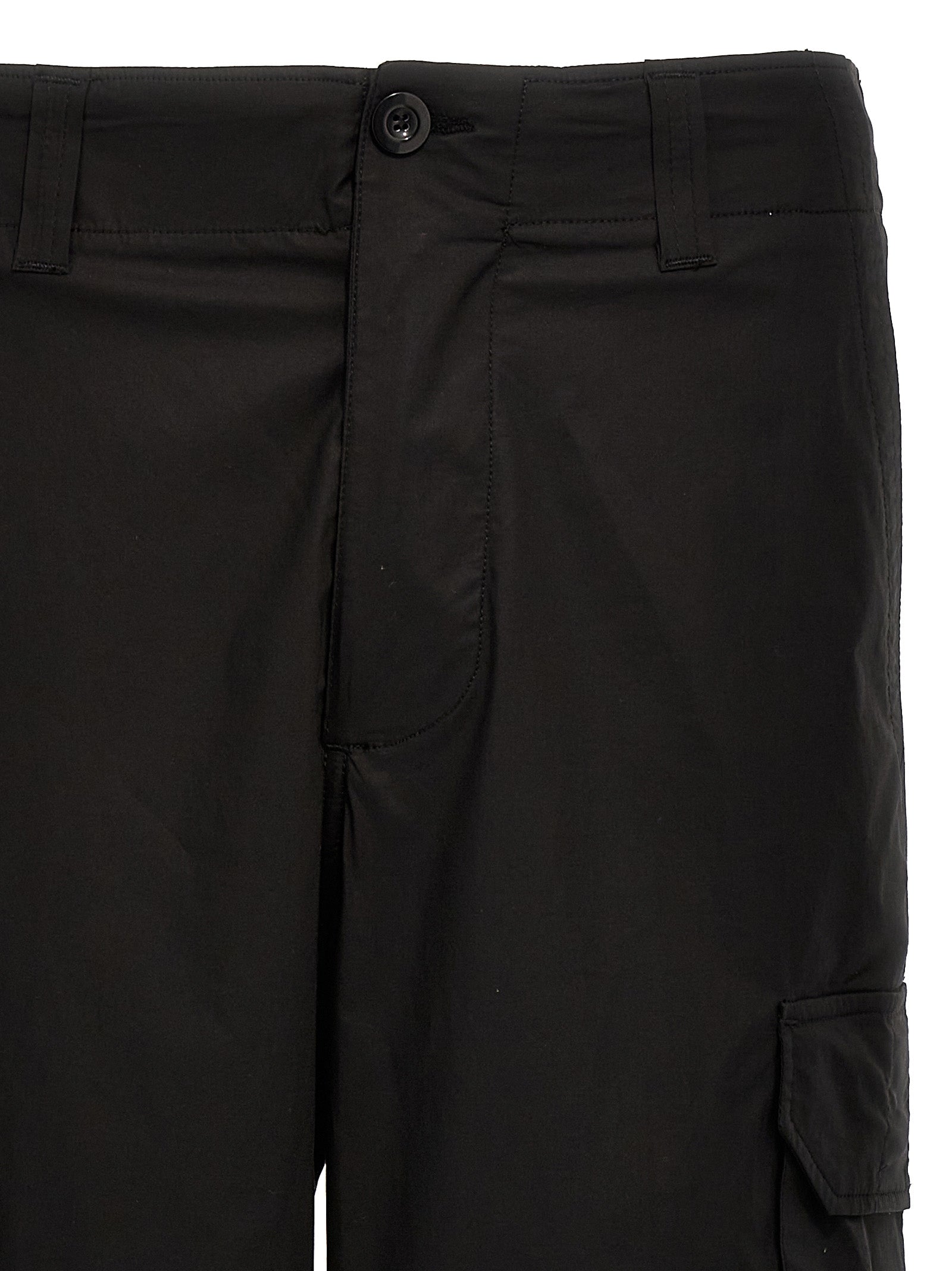 Department 5 Black Cotton Cargo Men's Pants