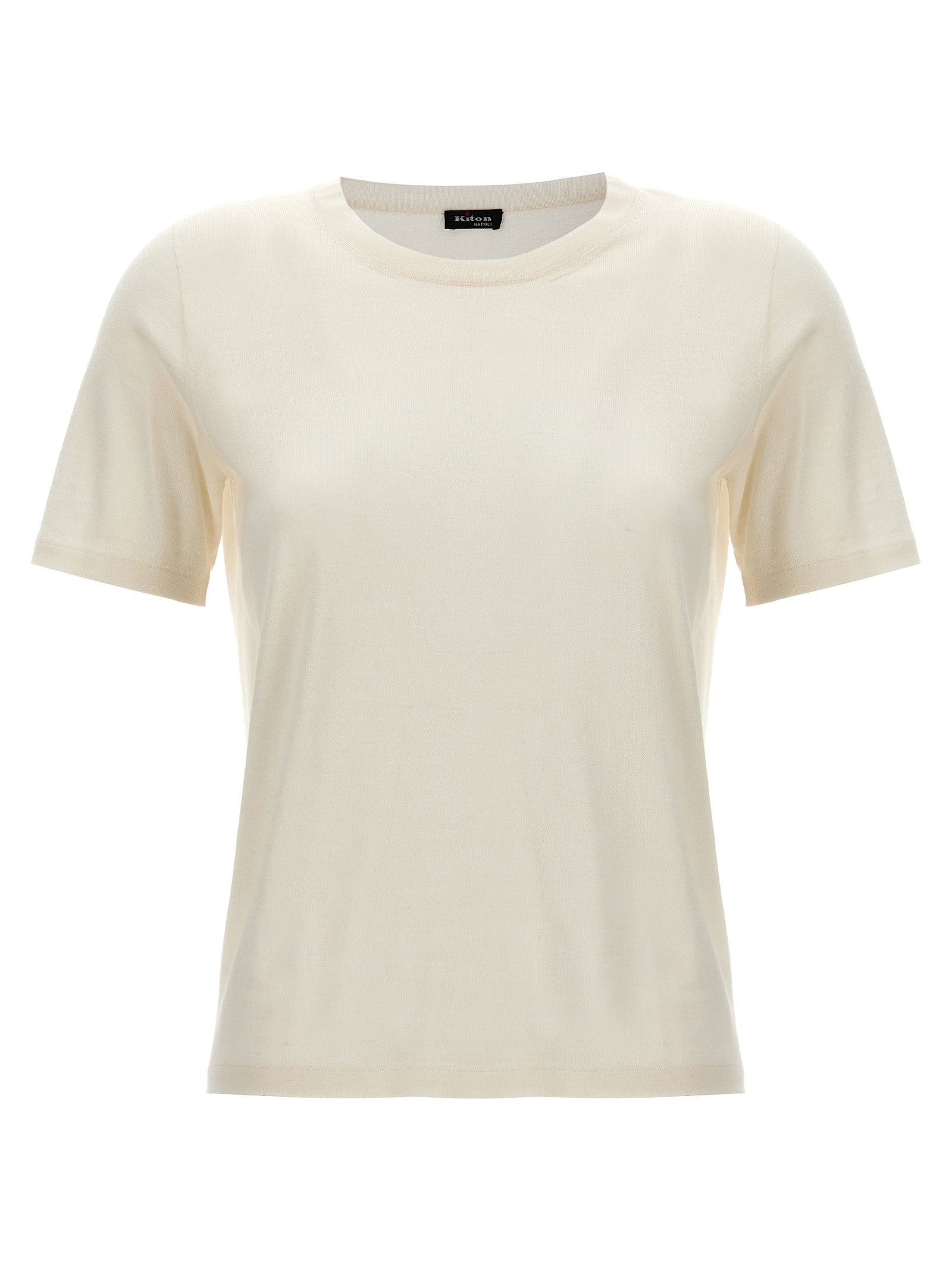 Kiton White Cashmere Women's T-Shirt