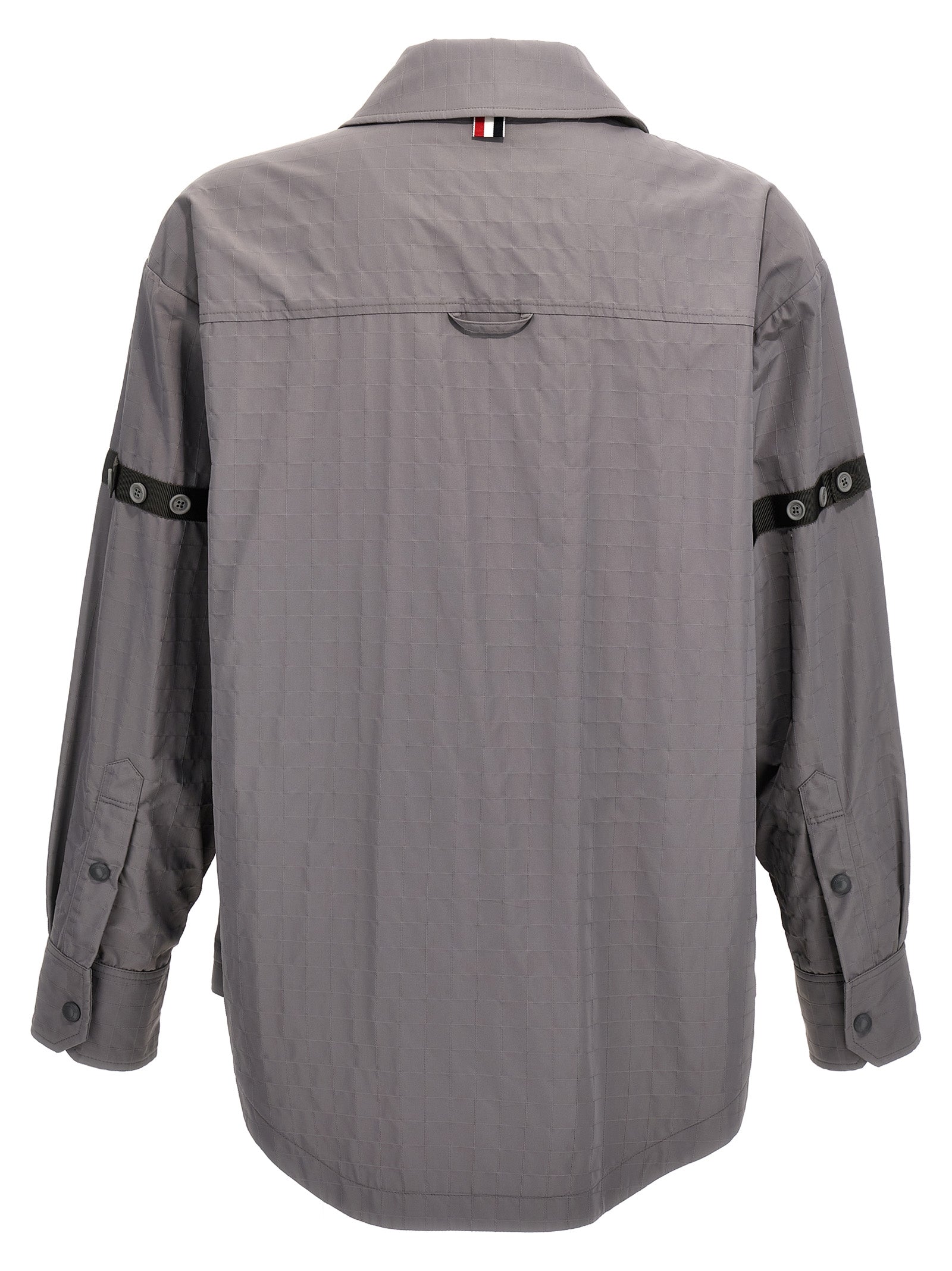 Thom Browne Gray Polyamide Men's Blouse