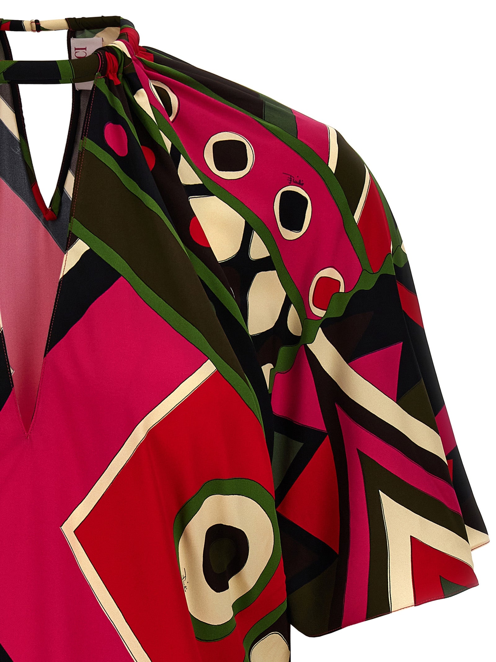 Emilio Pucci Multicolor Viscose Pattern Women's Shirt