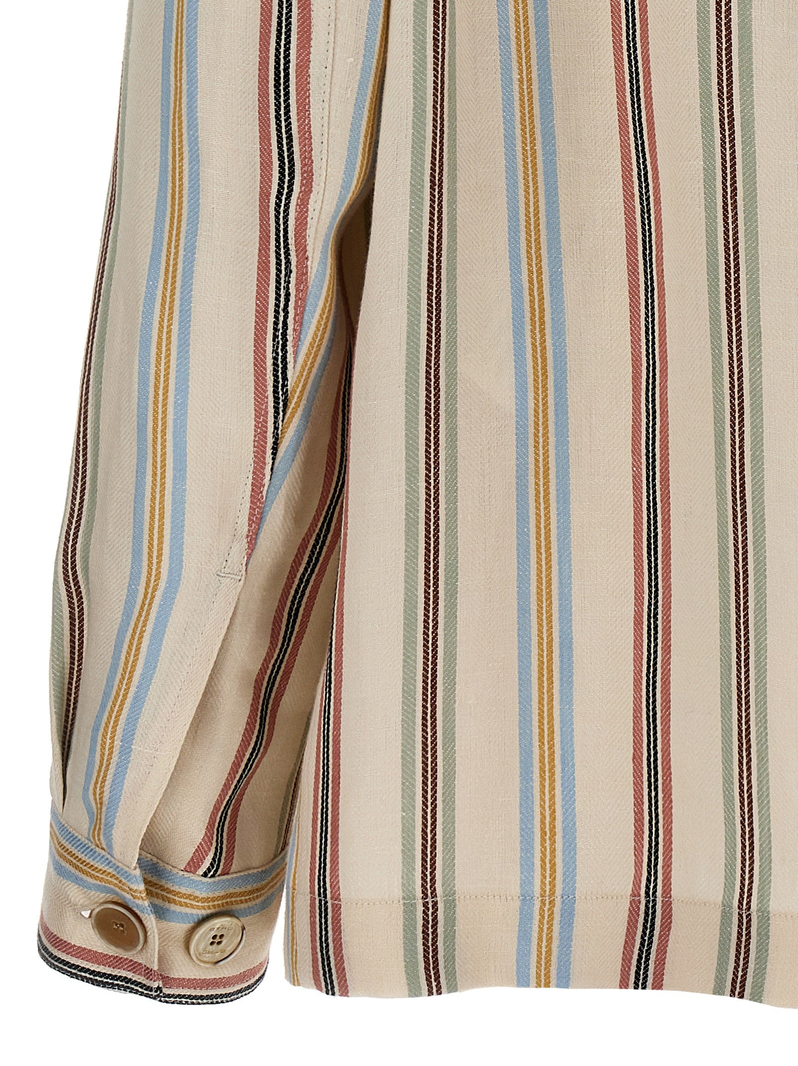 Etro Multicolor Linen Men's Blouse