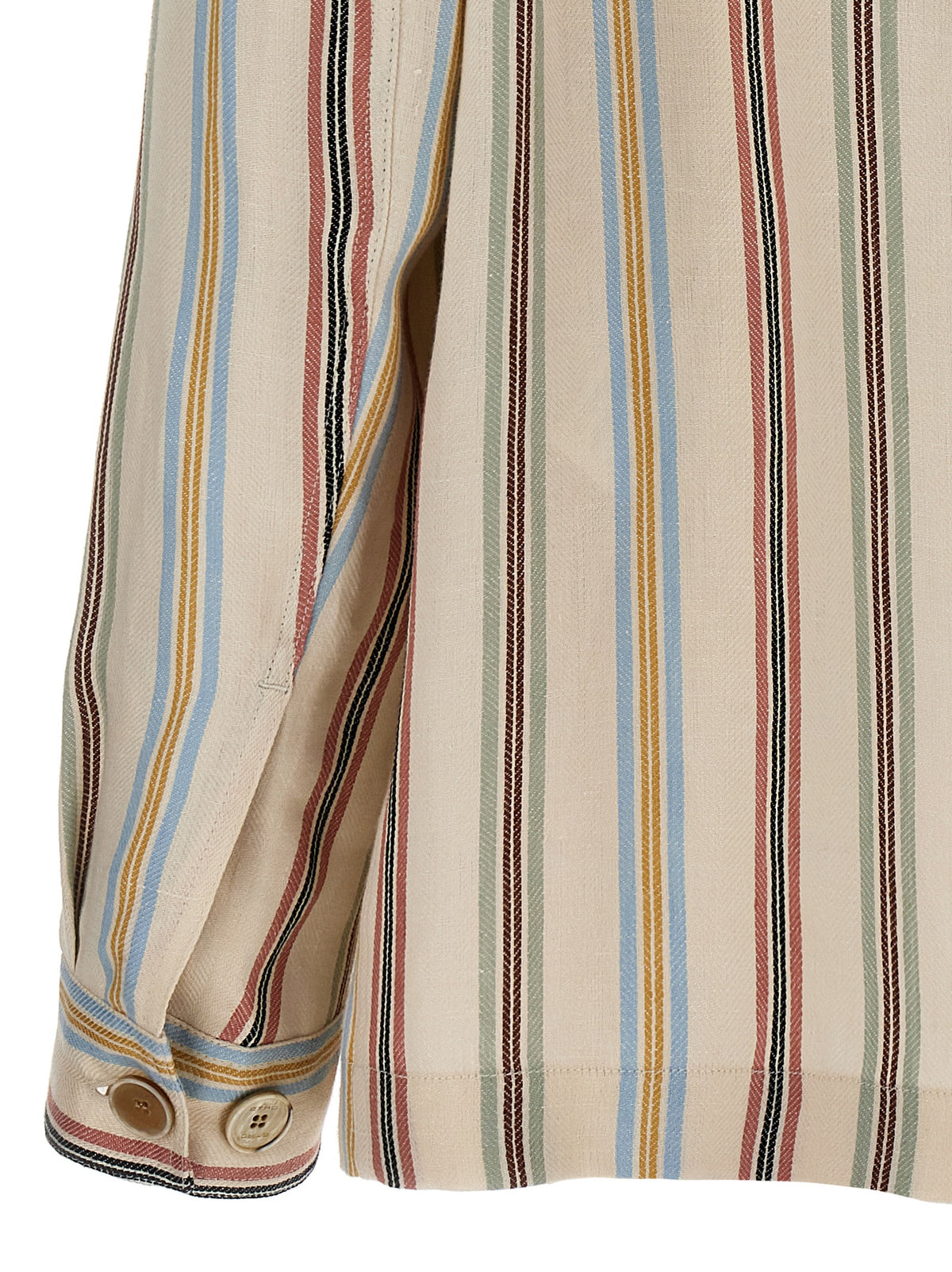 Etro Multicolor Linen Men's Blouse