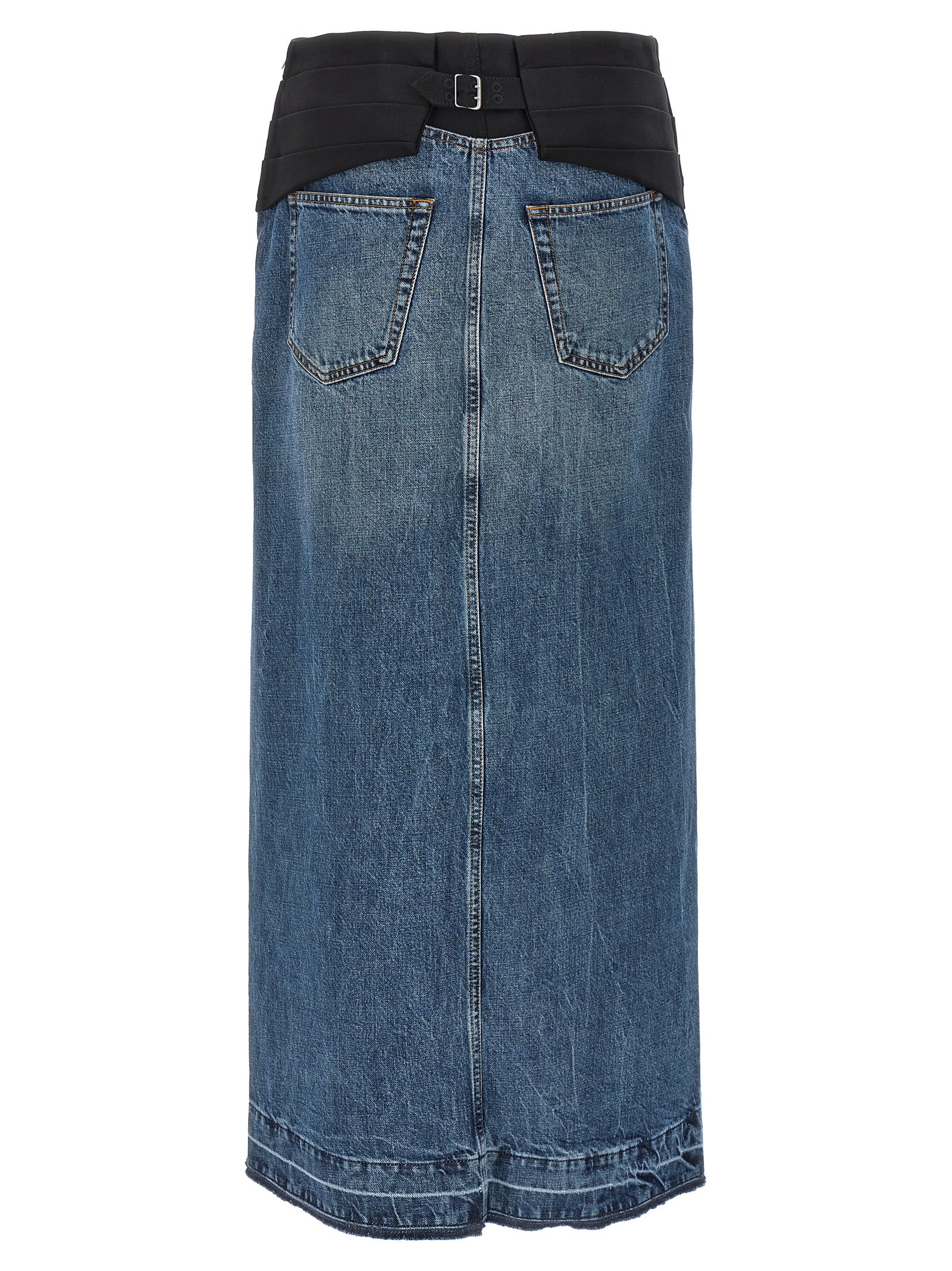 Stella McCartney Blue Cotton Mini Women's Skirt