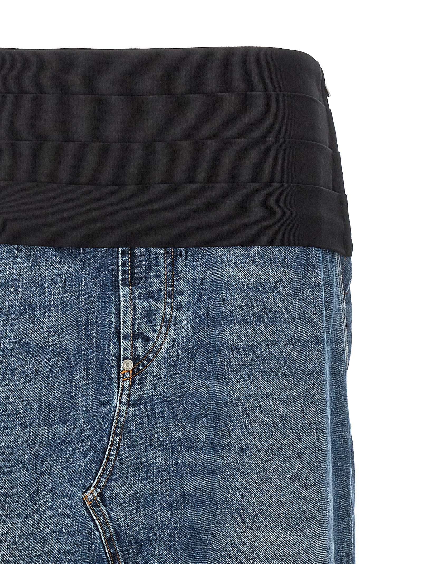 Stella McCartney Blue Cotton Mini Women's Skirt