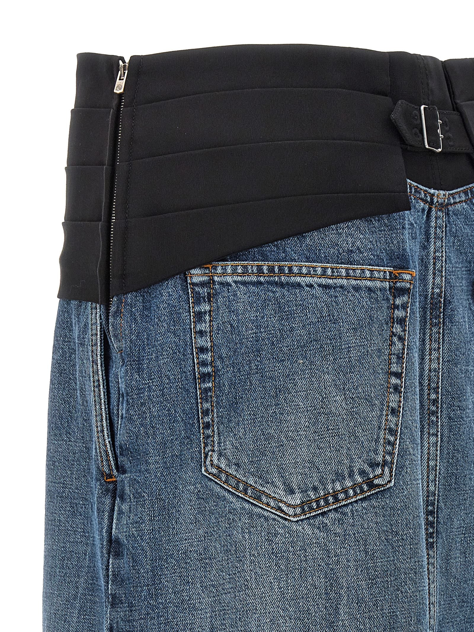 Stella McCartney Blue Cotton Mini Women's Skirt
