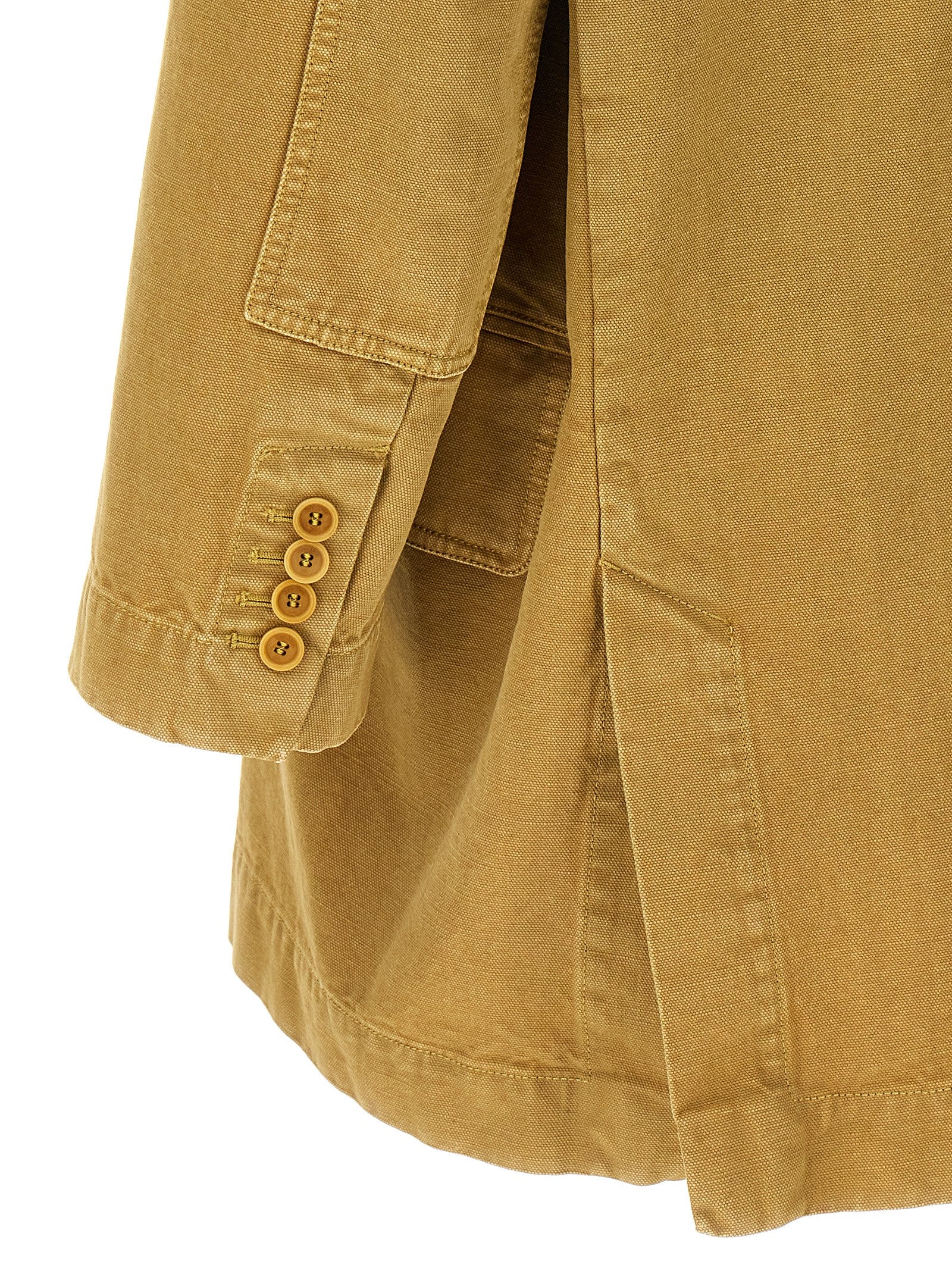 Max Mara Beige Cotton Women's Blazer