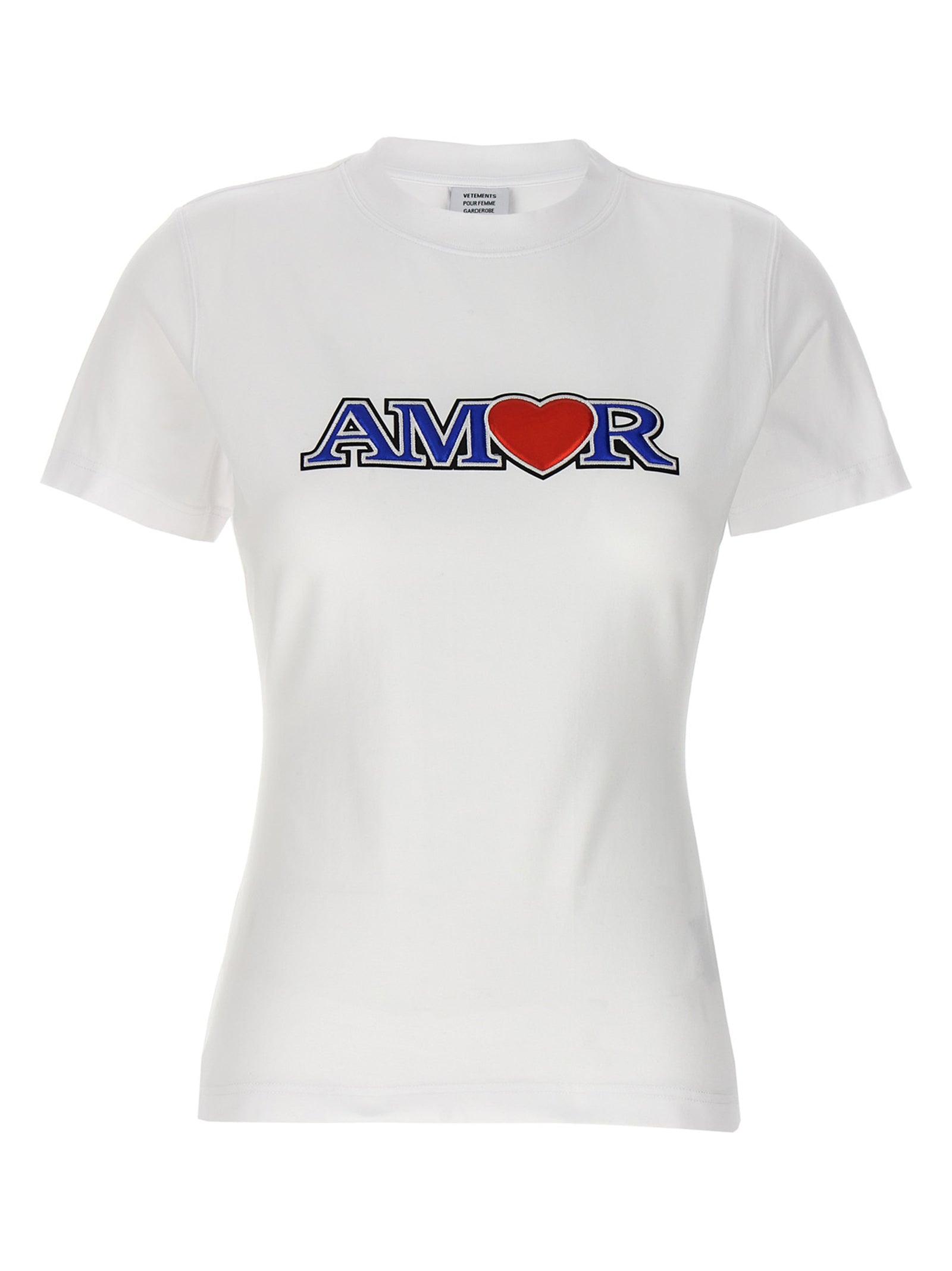 Vetements White Cotton Women's T-Shirt