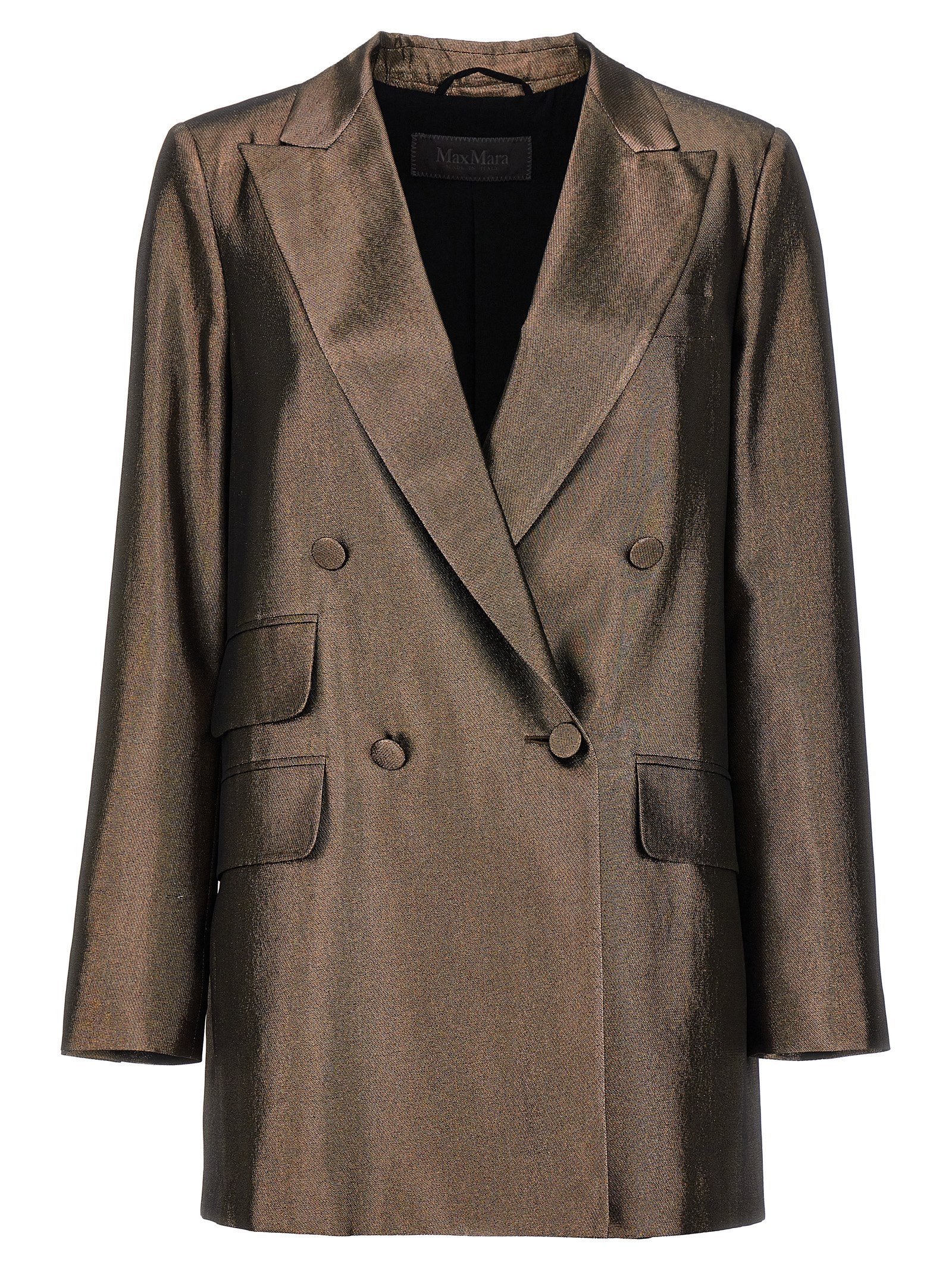 Max Mara Brown Silk Women's Blazer