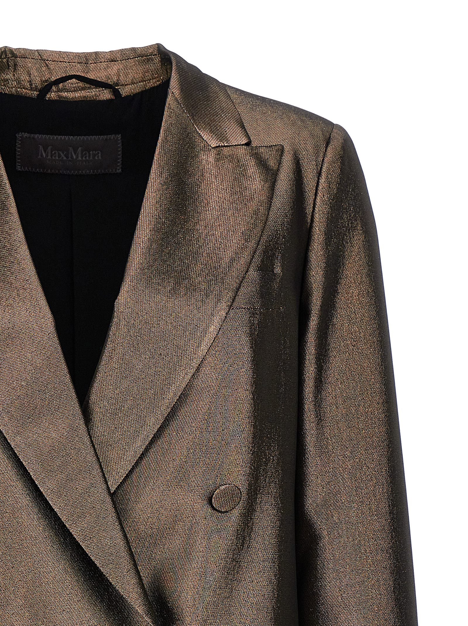 Max Mara Brown Silk Women's Blazer