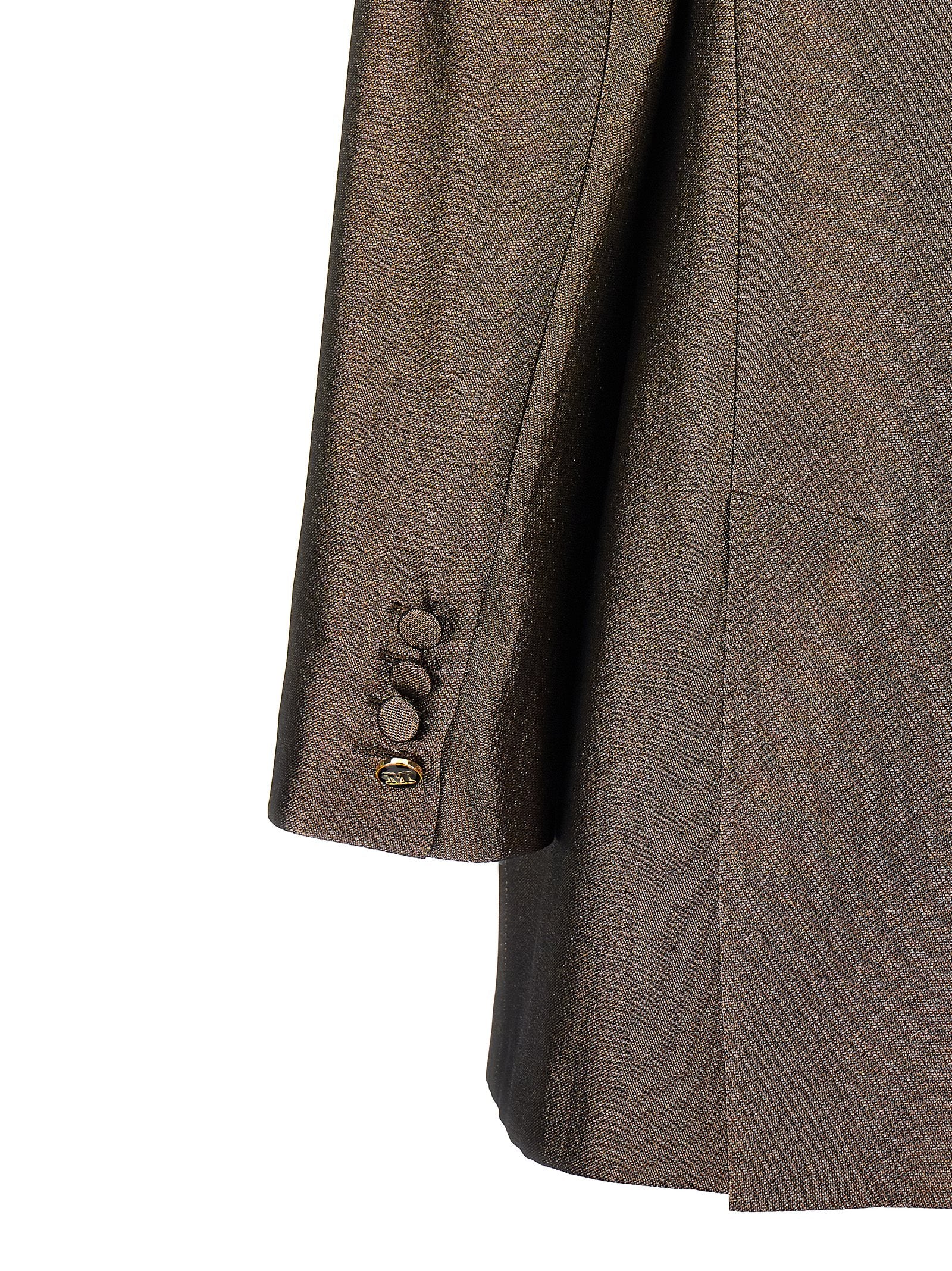 Max Mara Brown Silk Women's Blazer
