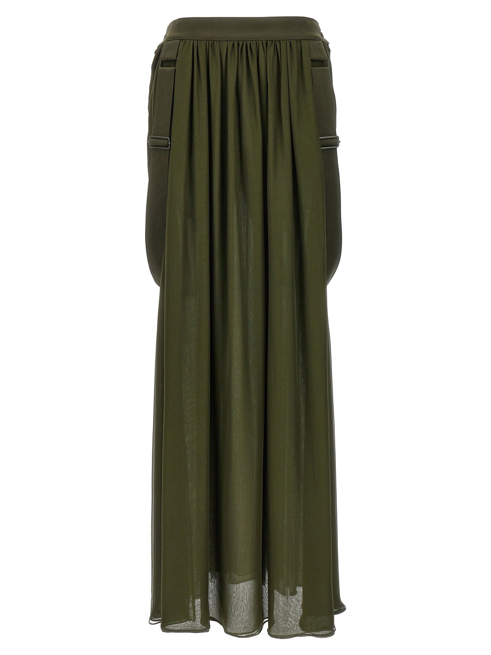 Max Mara Bicolor Silk Mini Women's Skirt