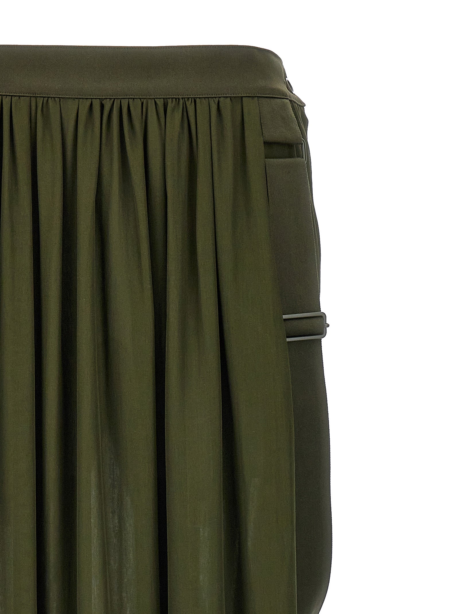 Max Mara Bicolor Silk Mini Women's Skirt