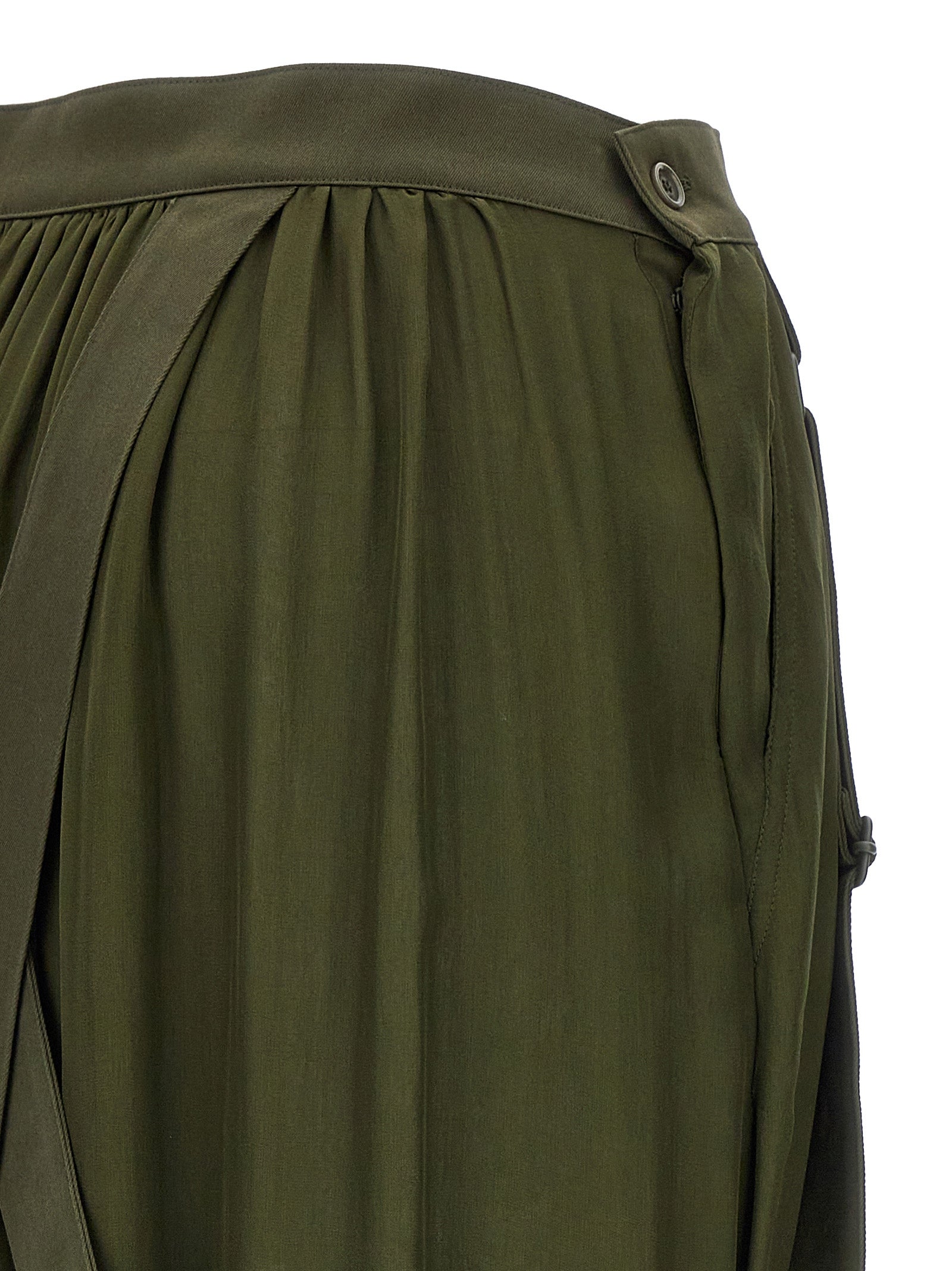 Max Mara Bicolor Silk Mini Women's Skirt