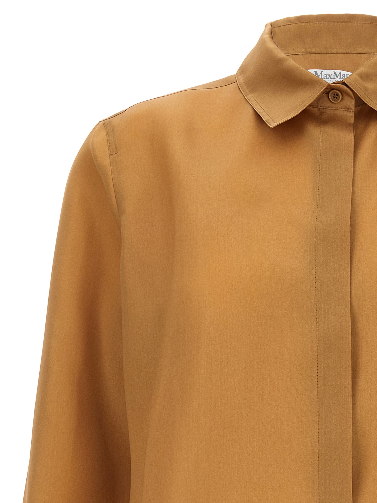 Max Mara Beige Silk Women's Blouse