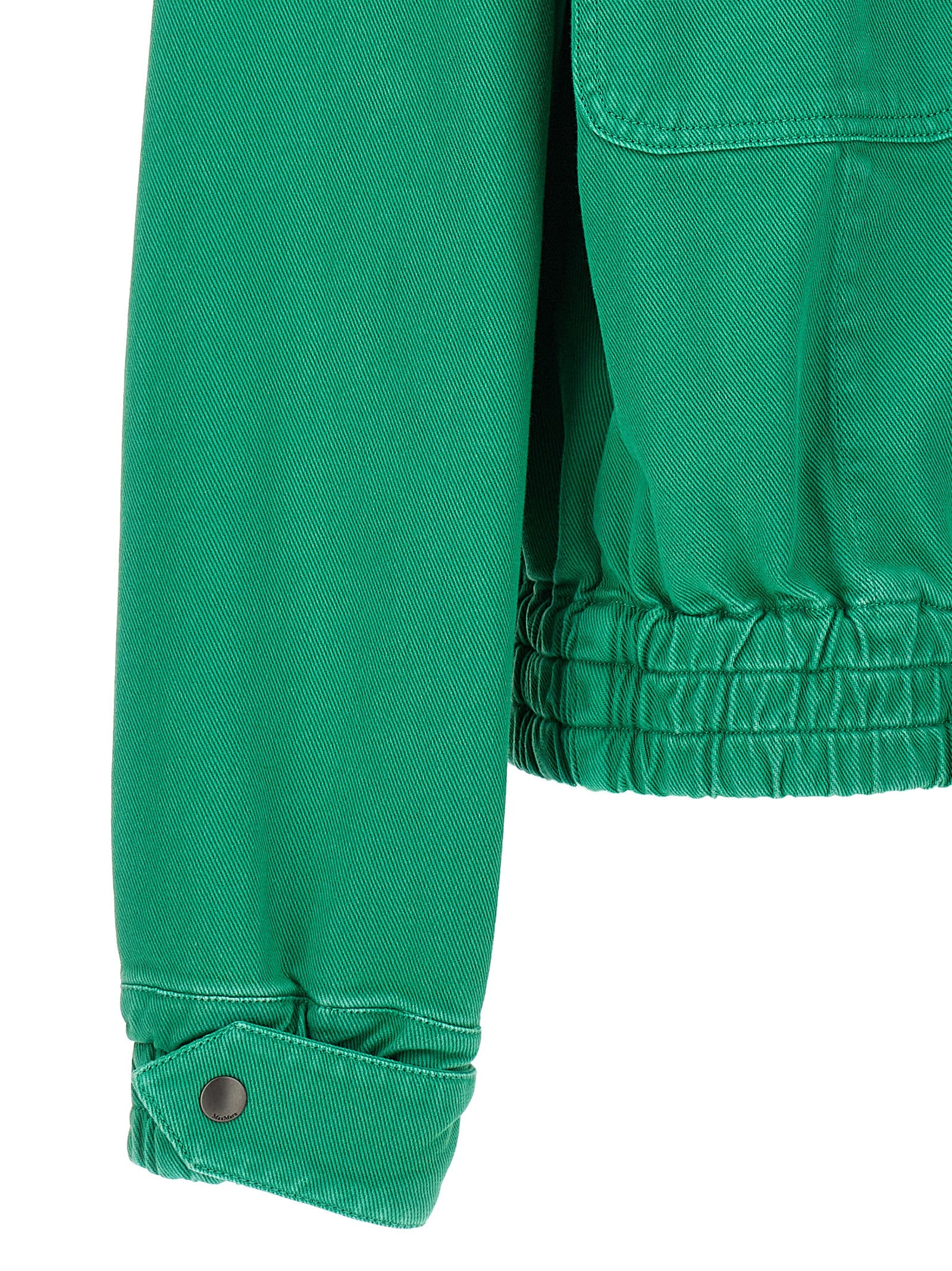 Max Mara Bicolor Cotton Full-Length Women's Jacket