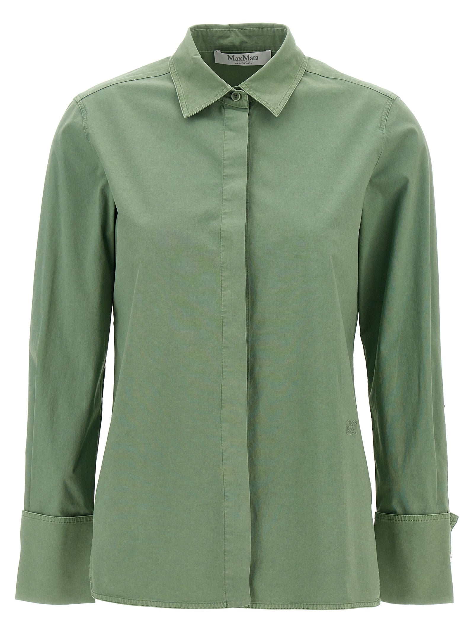 Max Mara Bicolor Cotton Women's Blouse