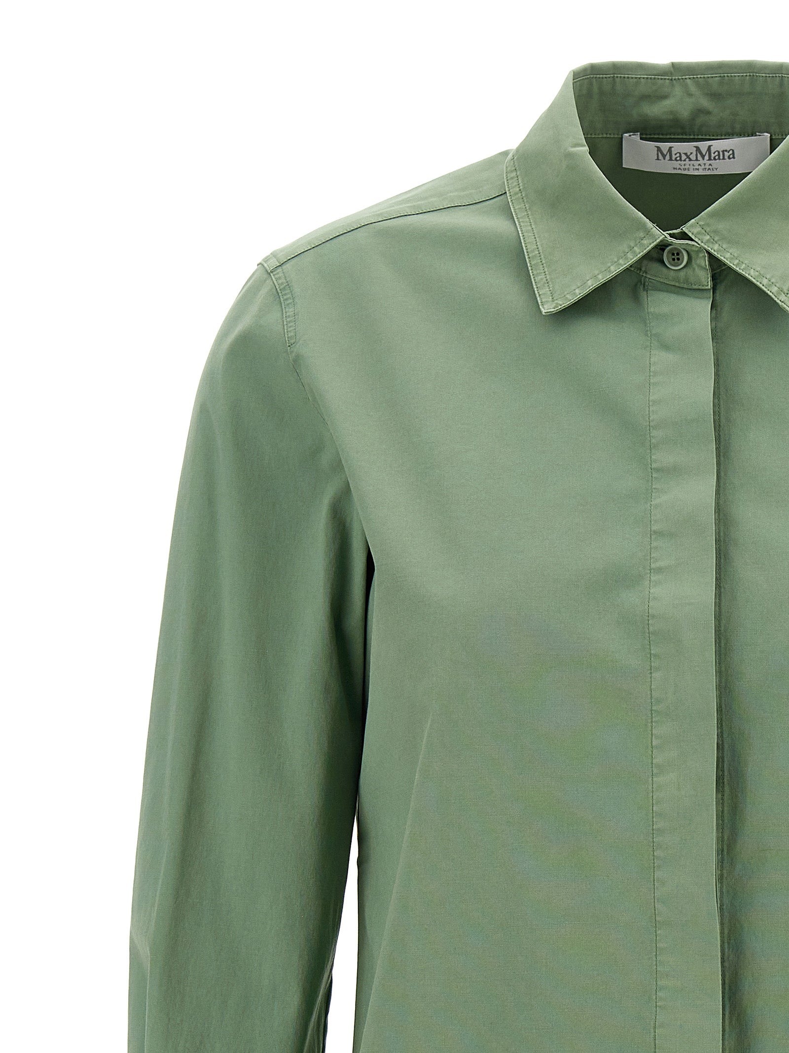 Max Mara Bicolor Cotton Women's Blouse